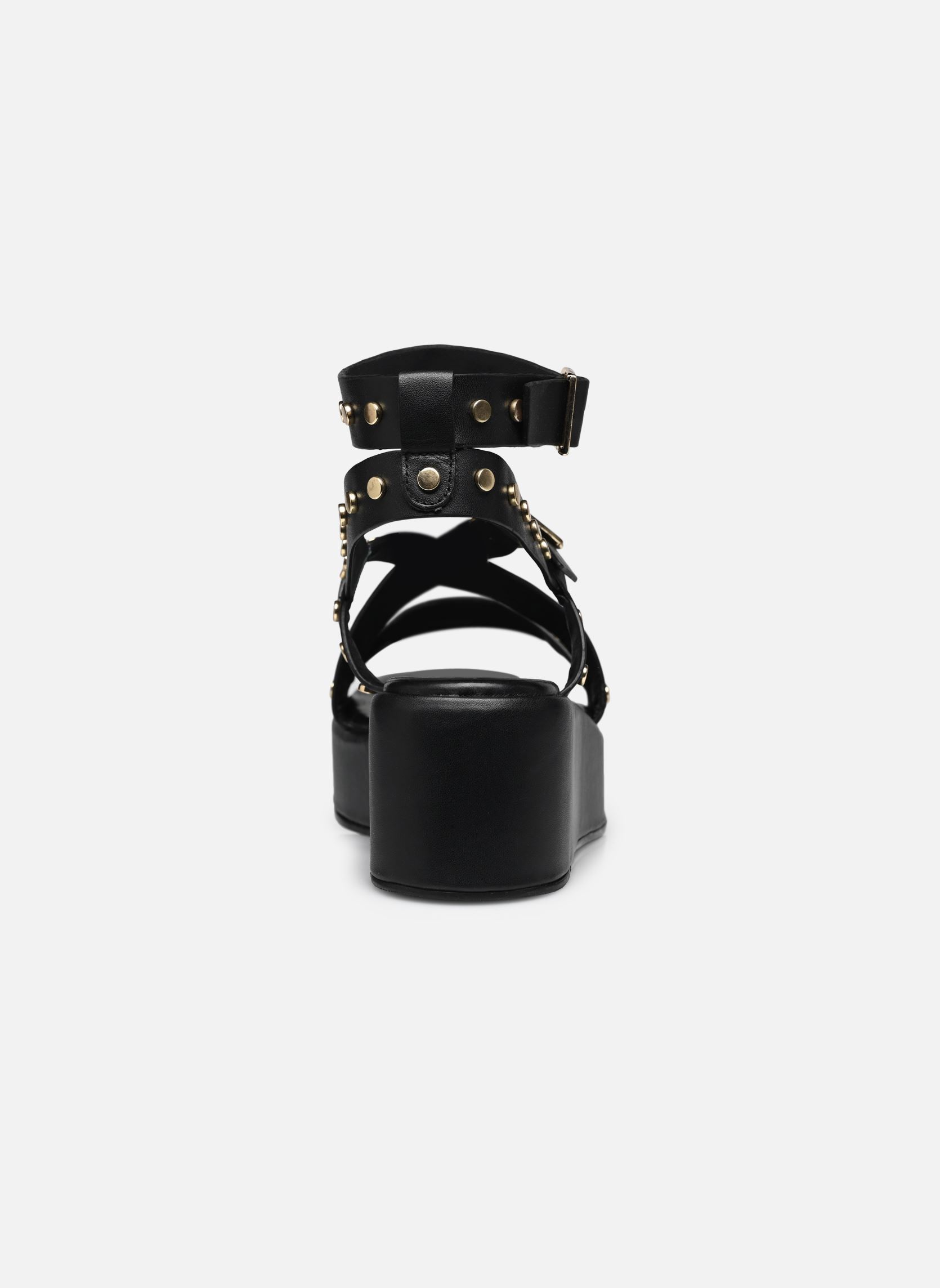 Sandalias y plataformas de cuña FJ-AS-DALILI mujer negro La Fée Maraboutée Sandalias y plataformas de cuña FJ-AS-DALILI mujer negro Noir