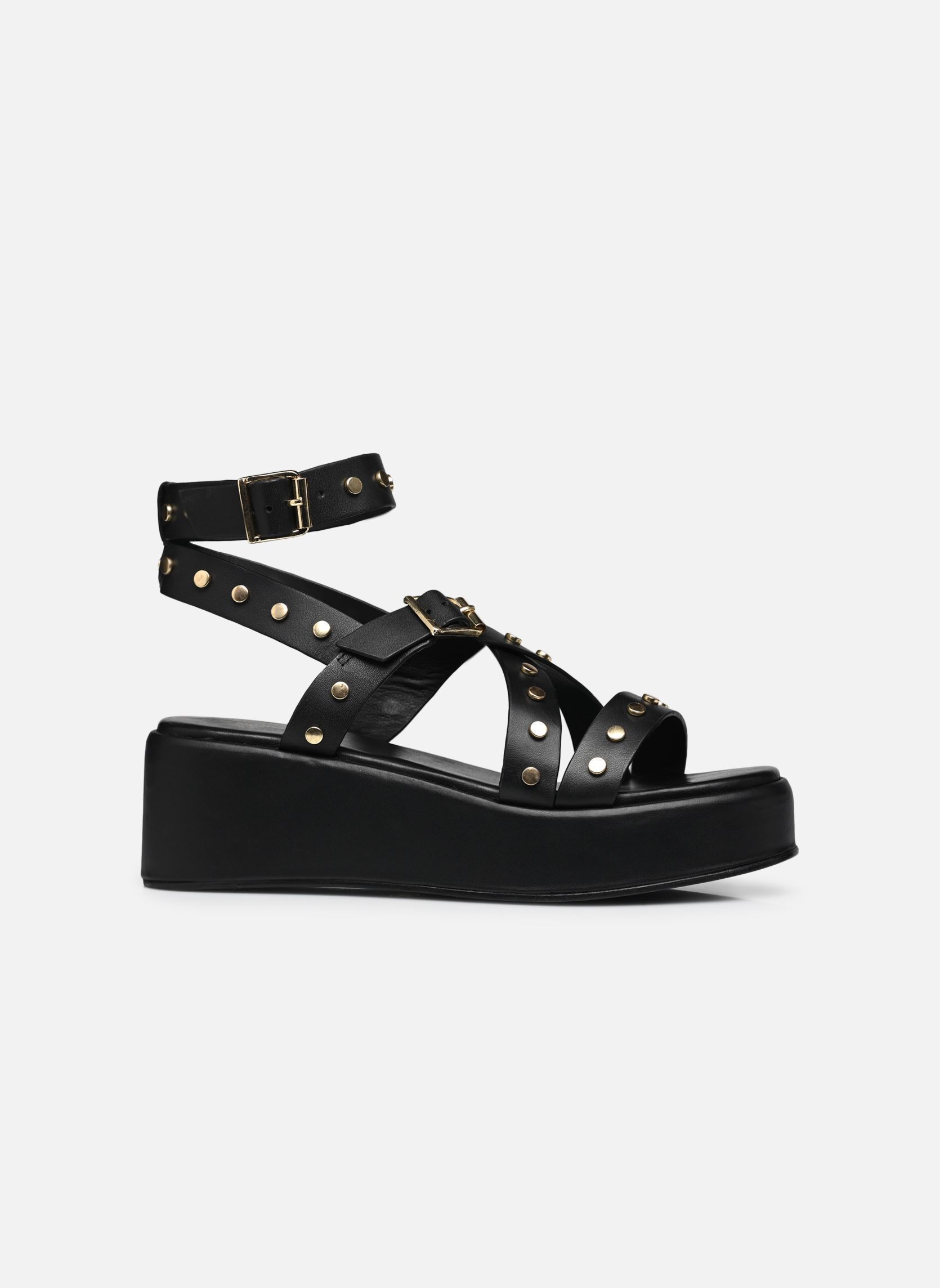 Sandalias y plataformas de cuña FJ-AS-DALILI mujer negro La Fée Maraboutée Sandalias y plataformas de cuña FJ-AS-DALILI mujer negro Noir