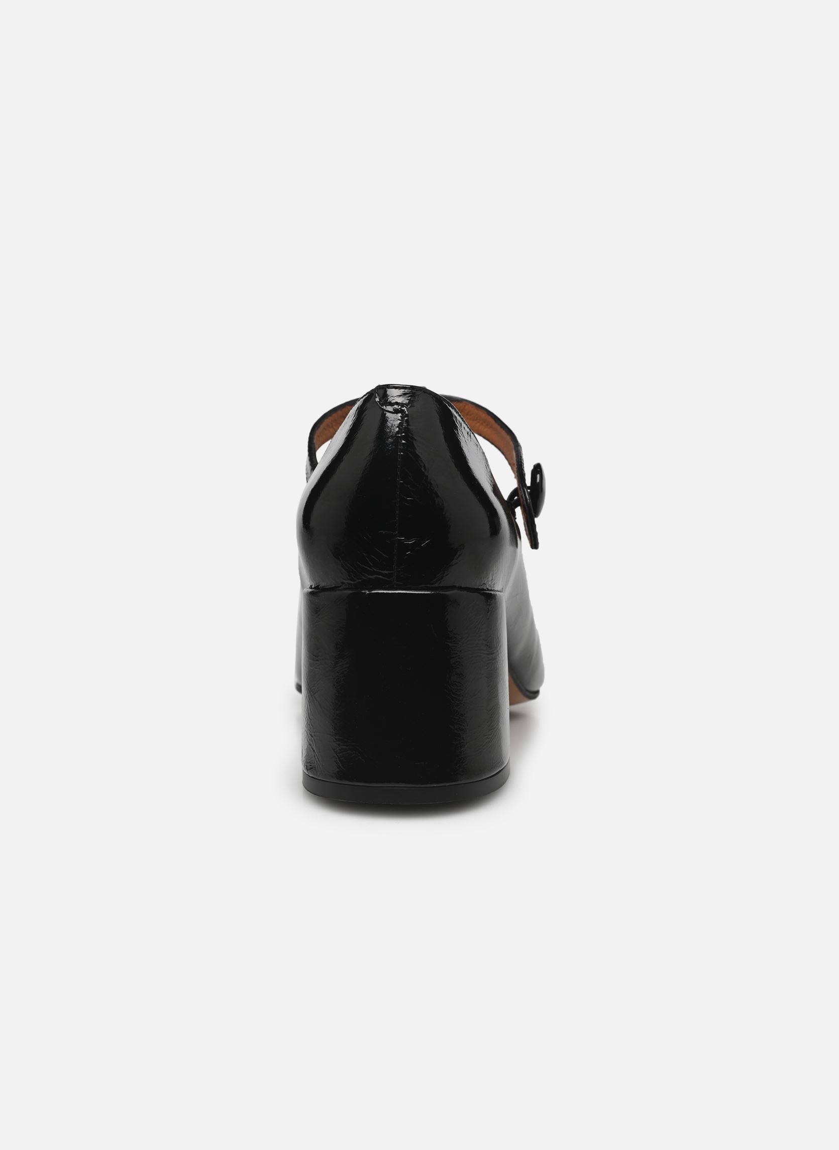 Pumps Argila - Cuir Vernis plissé damen schwarz Georgia Rose Pumps Argila - Cuir Vernis plissé damen schwarz NOIR