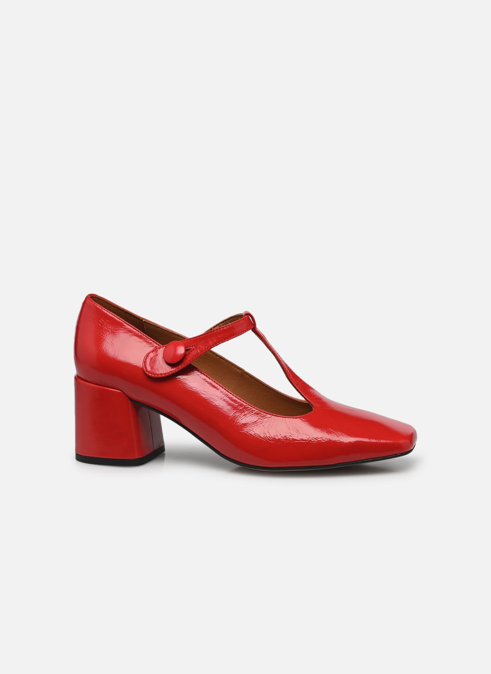 Décolleté Argila - Cuir Vernis plissé donna rosso Georgia Rose Décolleté Argila - Cuir Vernis plissé donna rosso ROUGE