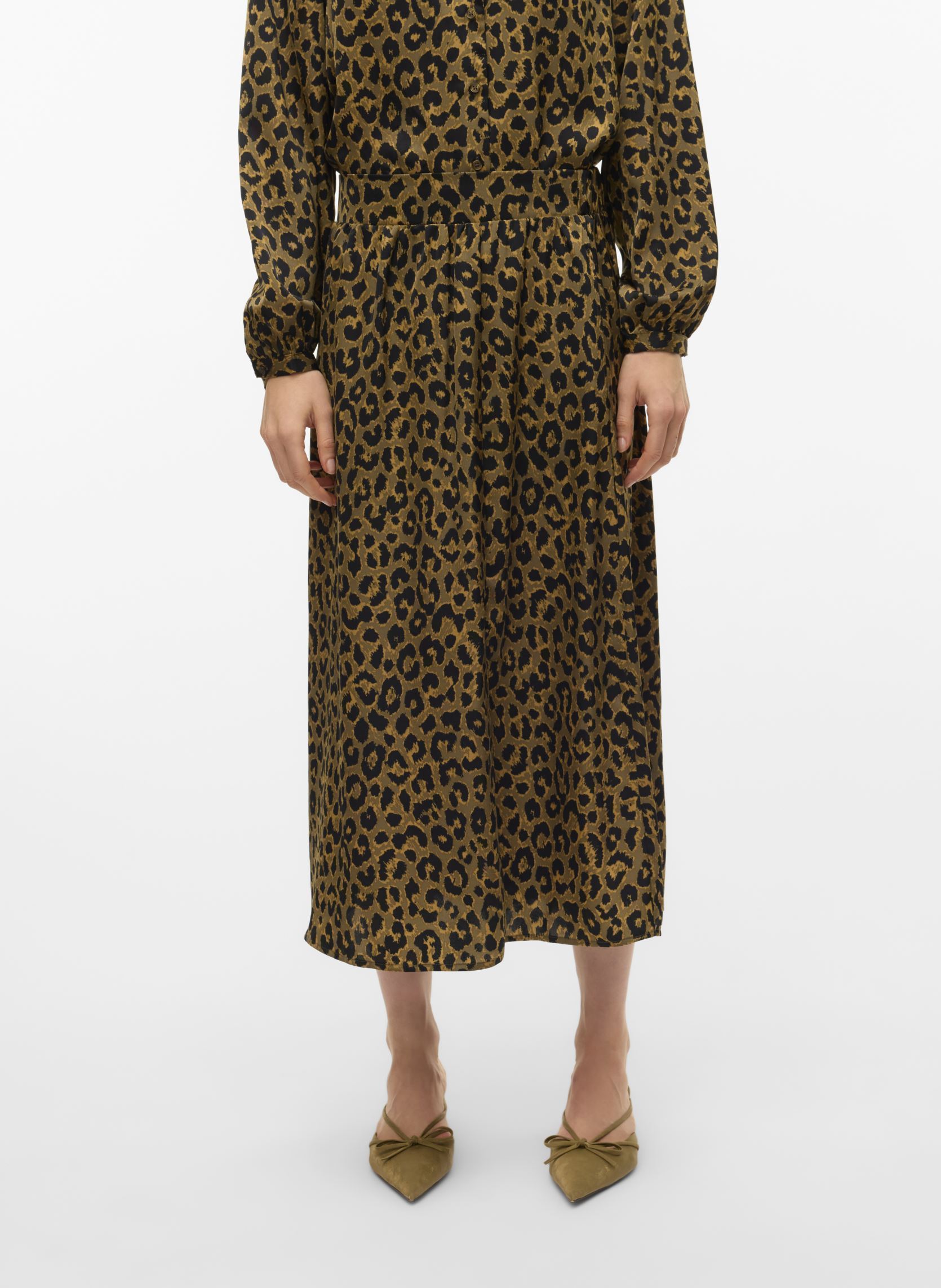 Vêtements Vero Moda VMAMELA MW 78 SKIRT WVN LCS GA pour Accessoires