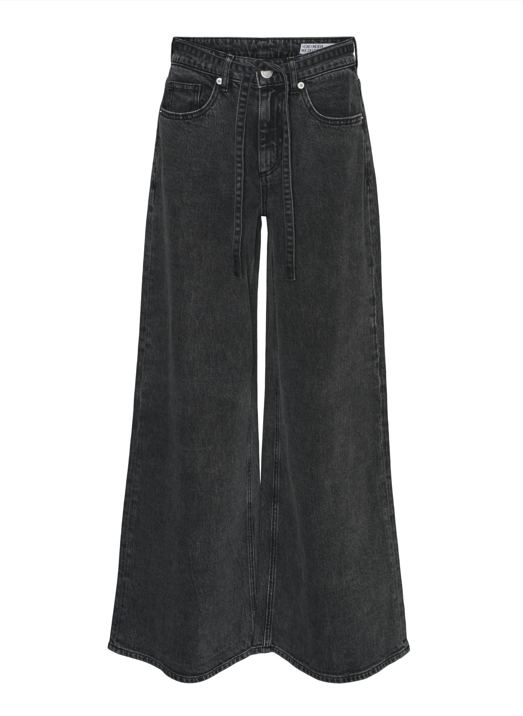 Vêtements Vero Moda VMANNET MR WIDE JEANS RA131 pour Accessoires