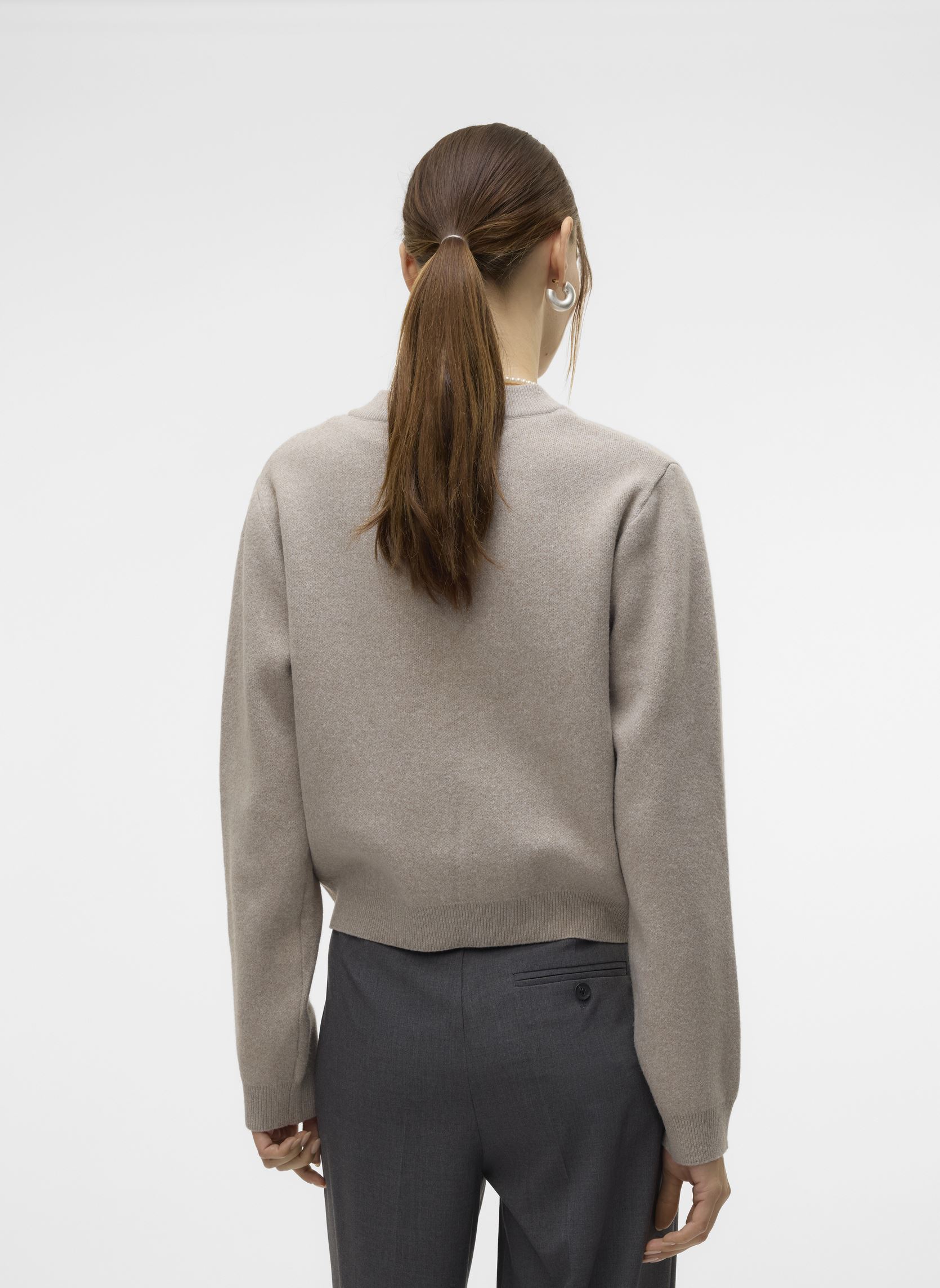 Gilets VMAPPLE LS O-NECK BOMBER CARDIGAN GA femme beige Vero Moda Gilets VMAPPLE LS O-NECK BOMBER CARDIGAN GA femme beige Birch