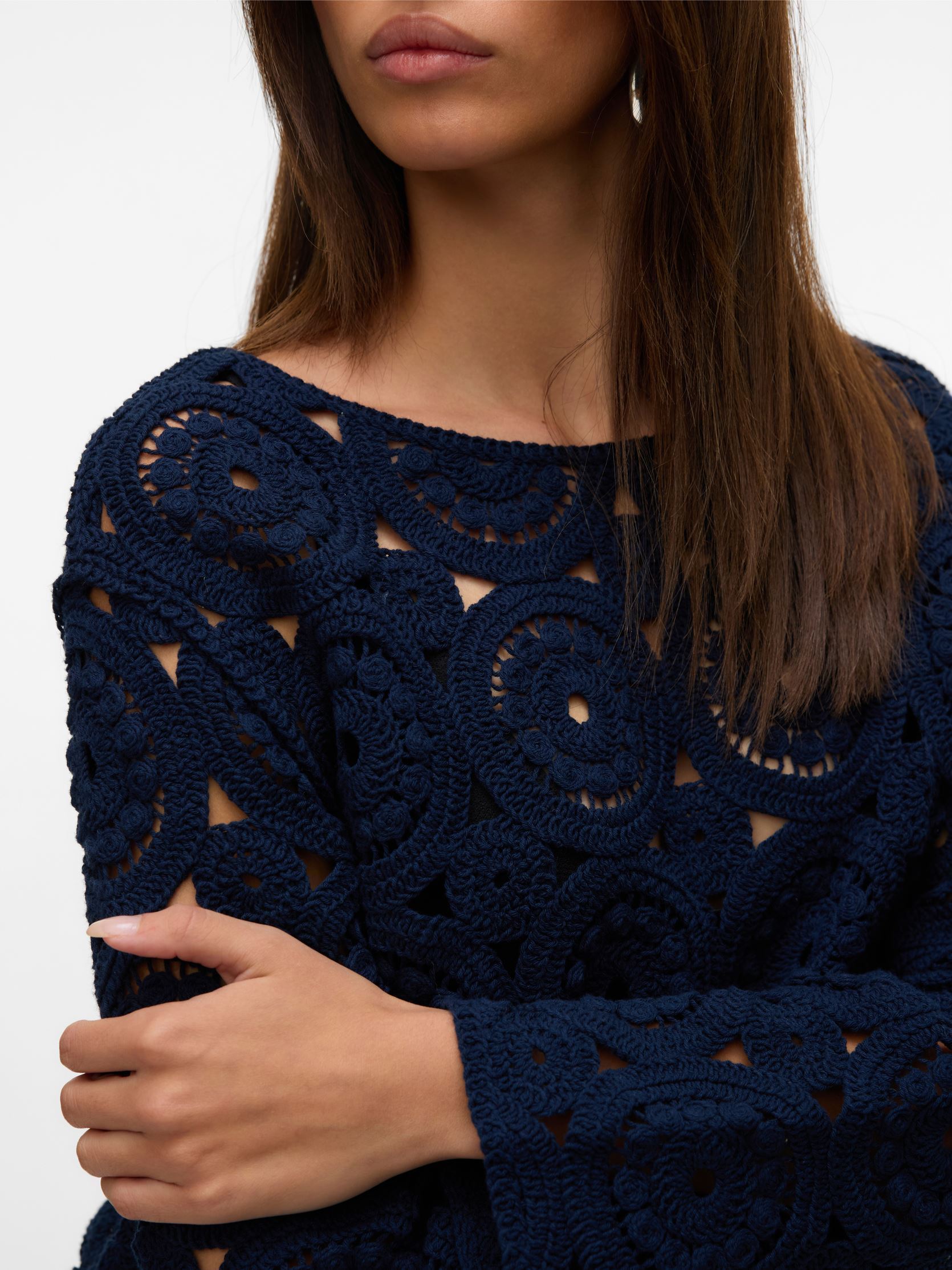 Pulls VMDAFFODIL LS BOATNECK PULLOVER PRM femme bleu Vero Moda Pulls VMDAFFODIL LS BOATNECK PULLOVER PRM femme bleu Navy Blazer