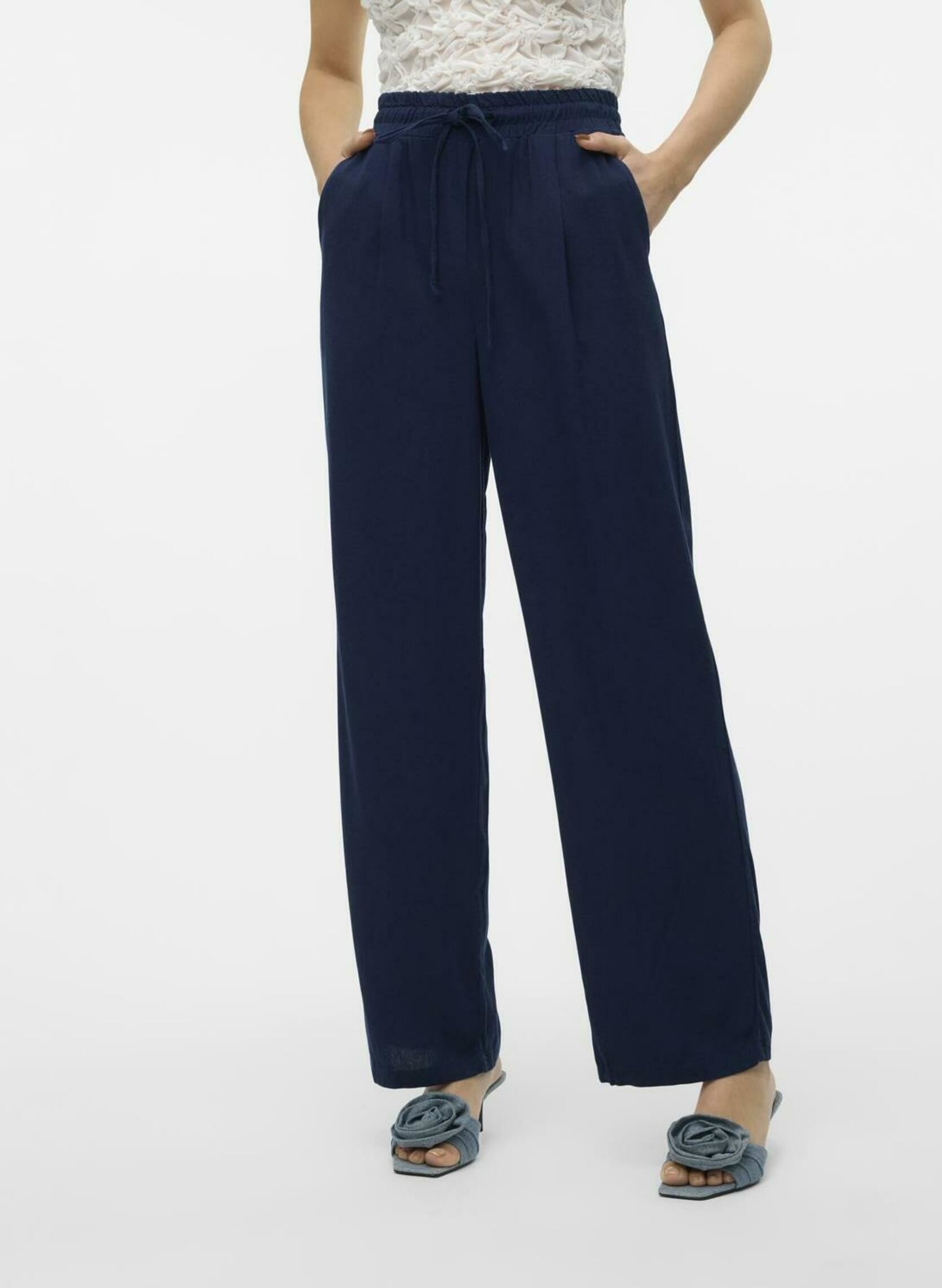 Vêtements Vero Moda VMJESMILO WIDE PANTS WVN GA NOOS pour Accessoires