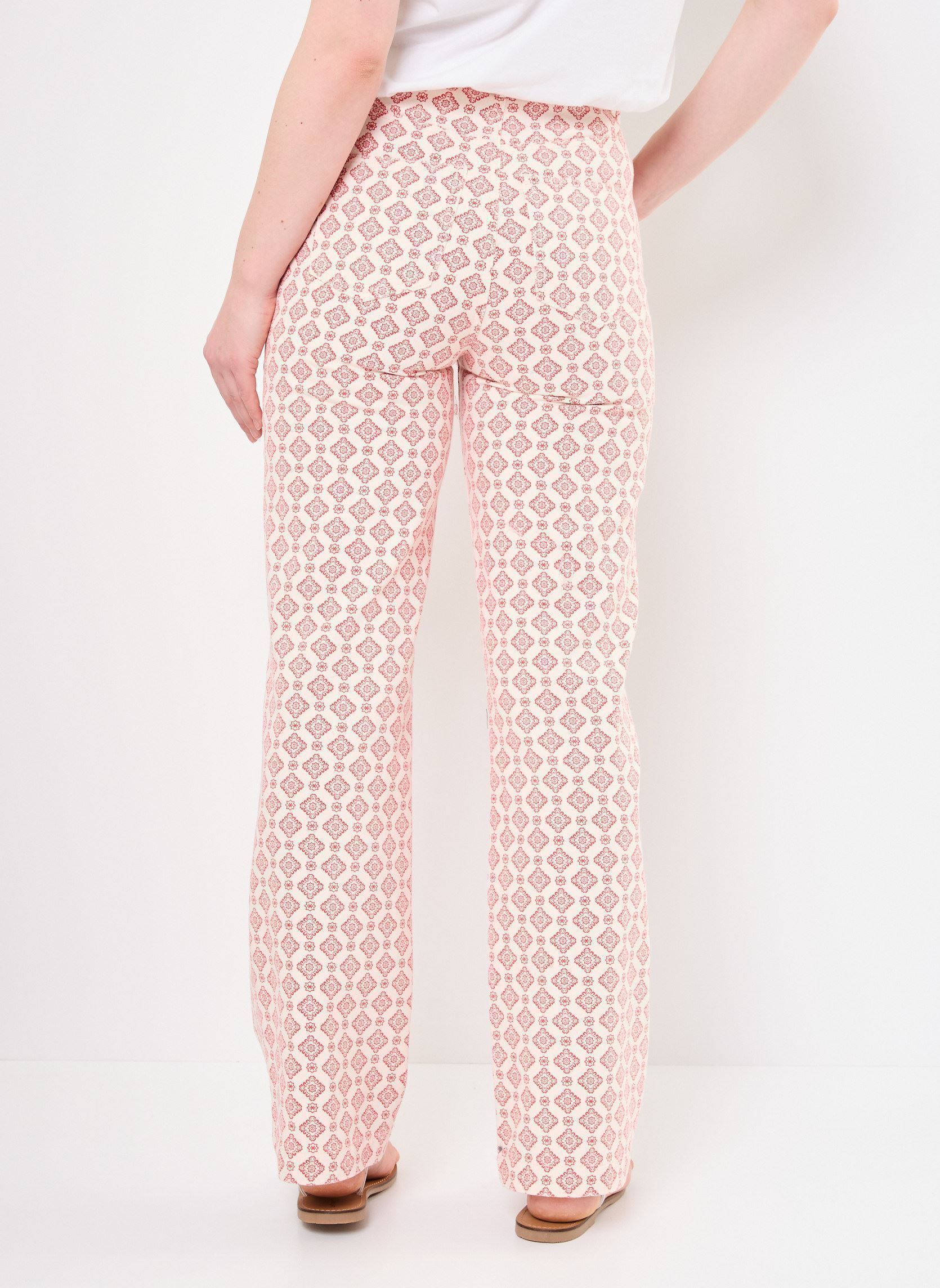 Wijde jeans / Flared Jeans VMTESSA HR WIDE PATCHWORK JEANS dames beige Vero Moda Wijde jeans / Flared Jeans VMTESSA HR WIDE PATCHWORK JEANS dames beige Birch