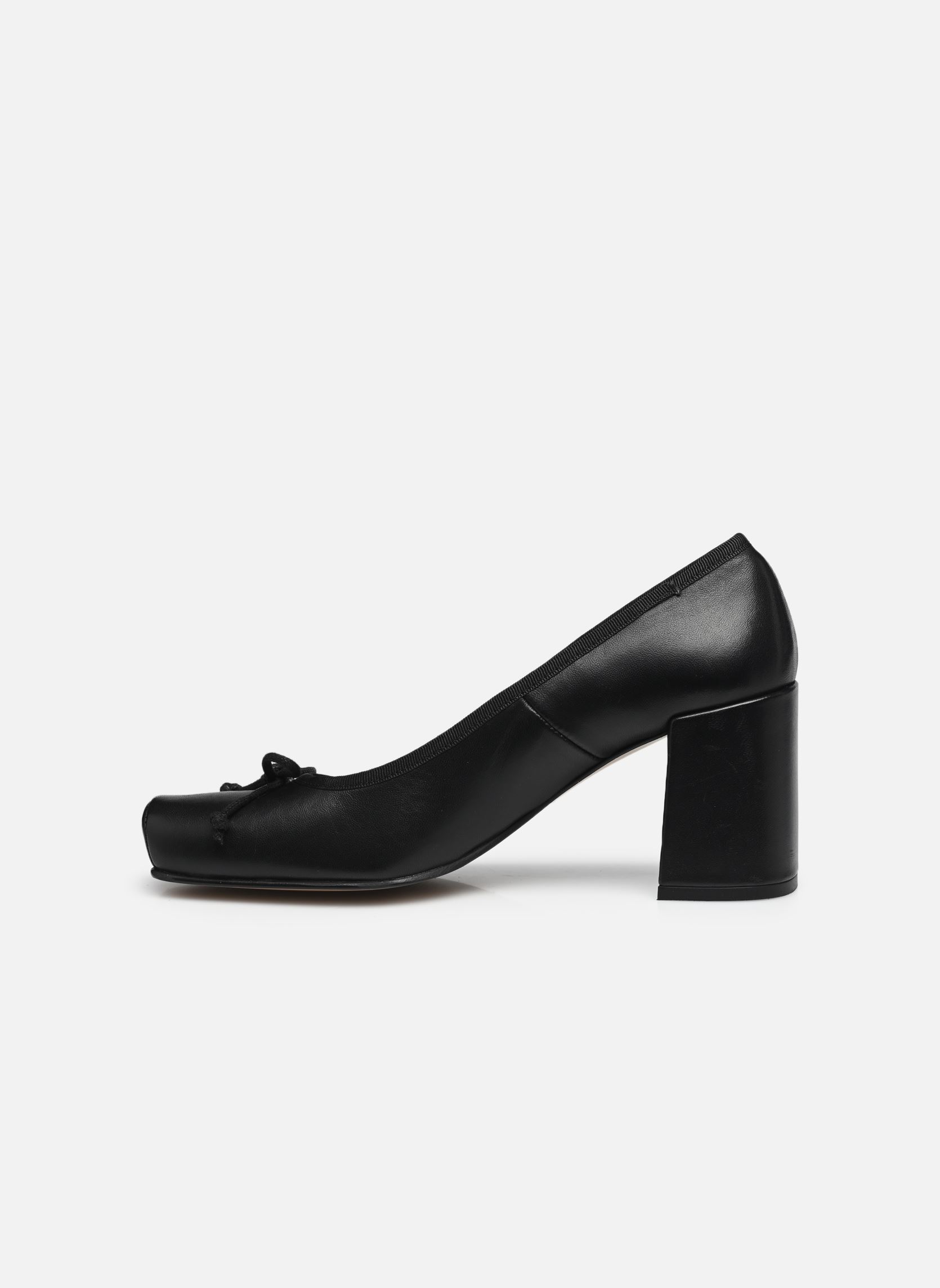 Zapatos de tacón Abale - Cuir Vernis plissé mujer negro Georgia Rose Zapatos de tacón Abale - Cuir Vernis plissé mujer negro NOIR