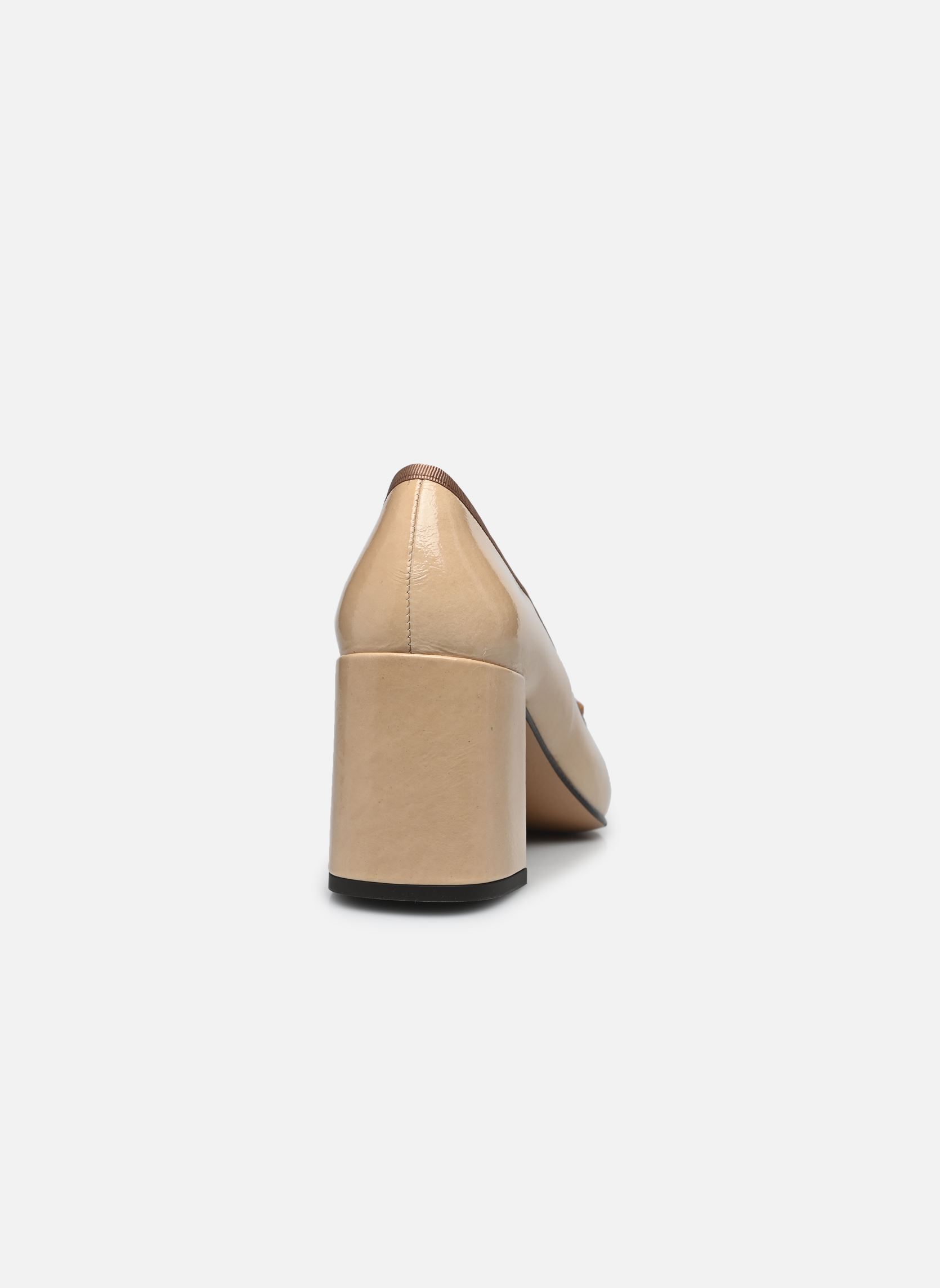 Pumps Abale - Cuir Vernis plissé damen beige Georgia Rose Pumps Abale - Cuir Vernis plissé damen beige BEIGE