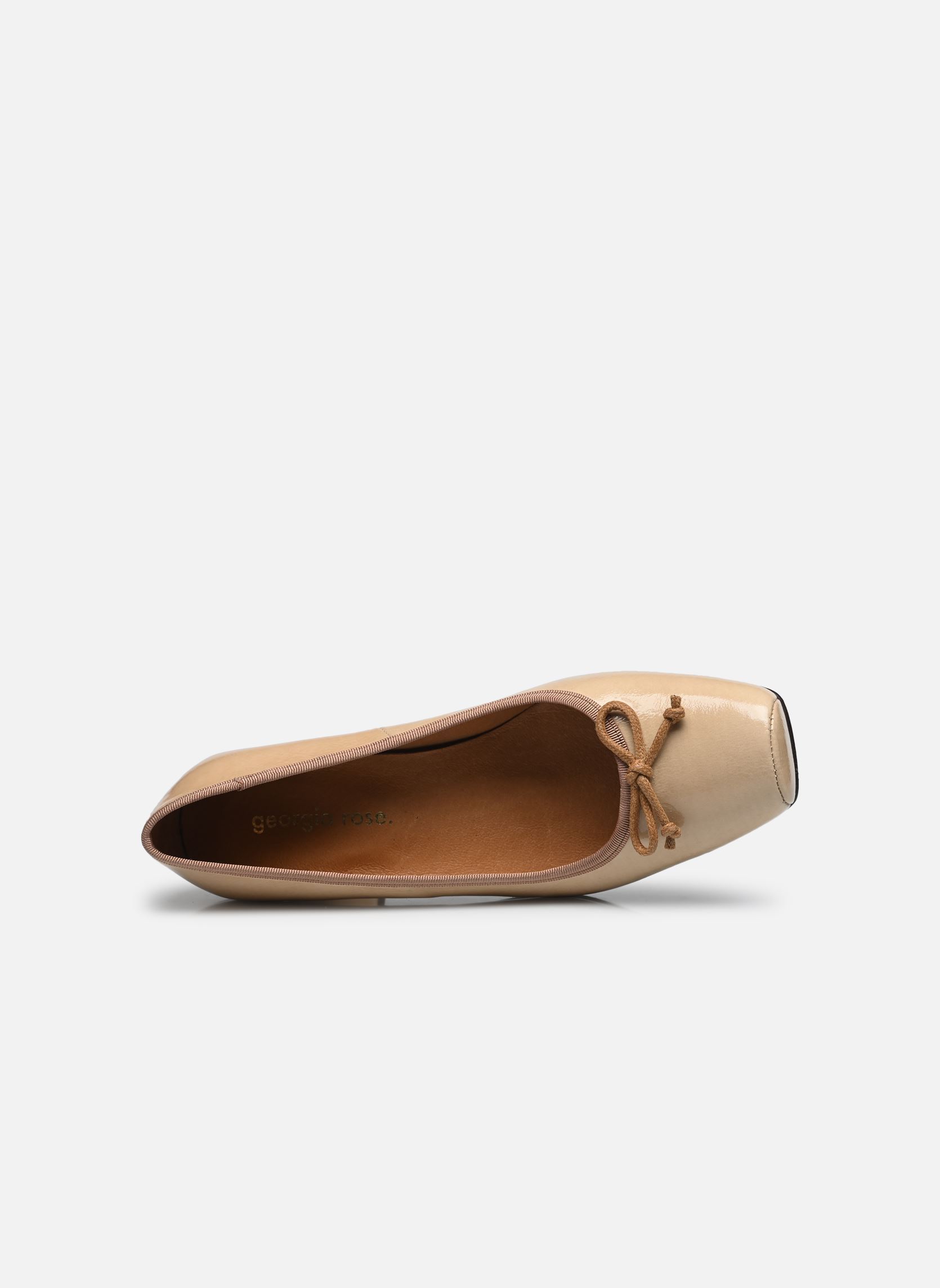 Pumps Abale - Cuir Vernis plissé damen beige Georgia Rose Pumps Abale - Cuir Vernis plissé damen beige BEIGE