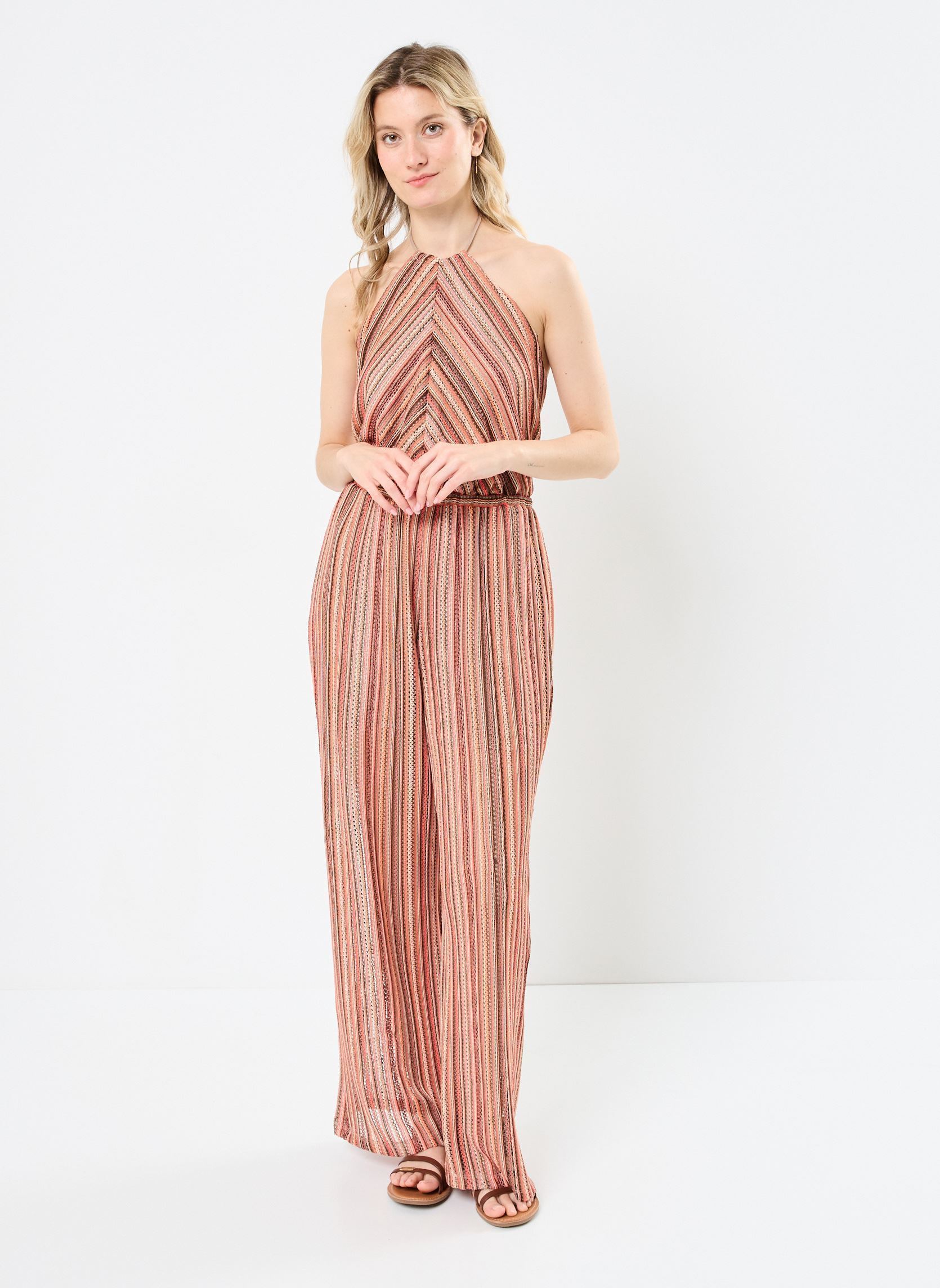 Broekpakken VMDEMI STRIPE JUMPSUIT JRS GA VO dames roze Vero Moda Broekpakken VMDEMI STRIPE JUMPSUIT JRS GA VO dames roze DUBARRY
