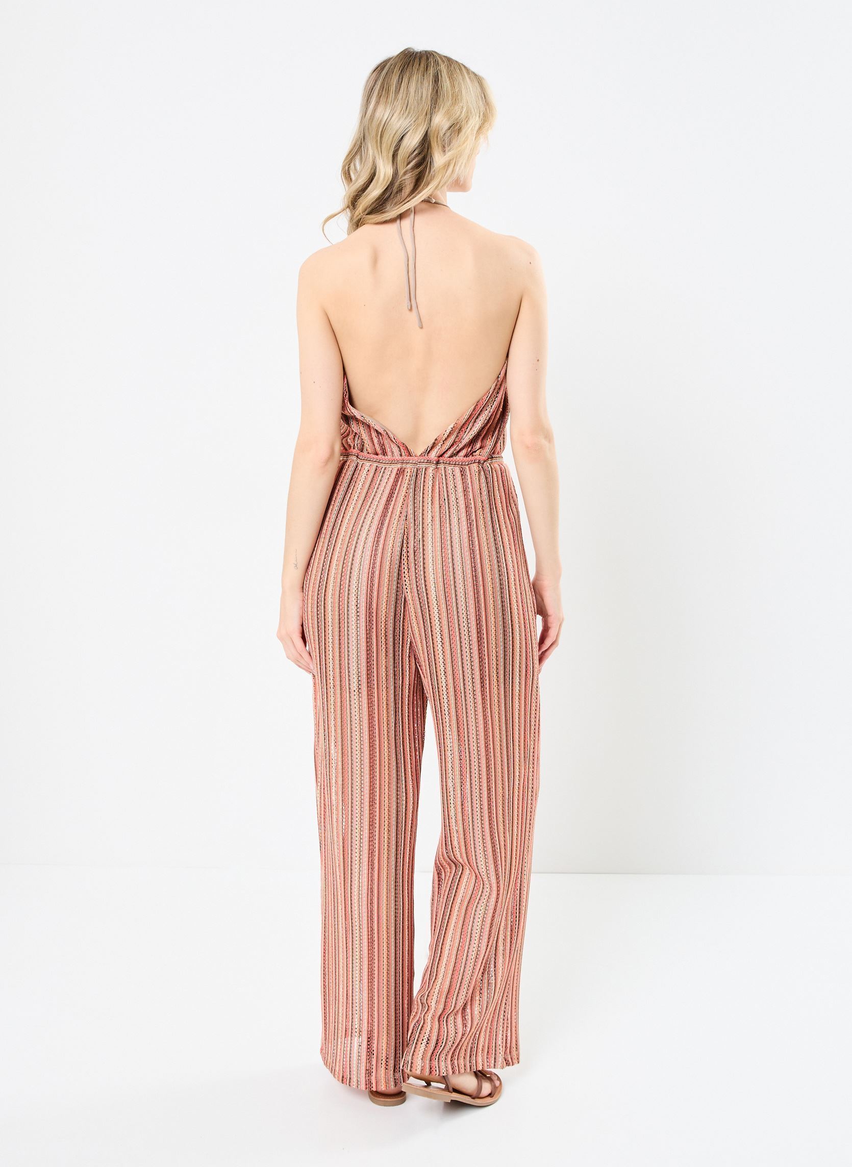 Broekpakken VMDEMI STRIPE JUMPSUIT JRS GA VO dames roze Vero Moda Broekpakken VMDEMI STRIPE JUMPSUIT JRS GA VO dames roze DUBARRY