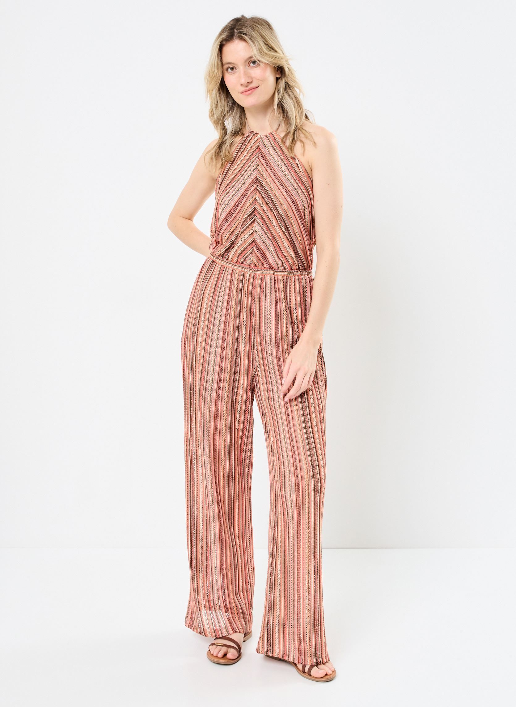 Vêtements Vero Moda VMDEMI STRIPE JUMPSUIT JRS GA VO pour Accessoires