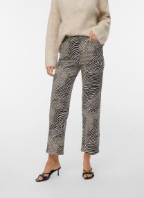 Wijde jeans / Flared Jeans VMTESSA HR WIDE STRETCH AOP JEANS NOOS dames beige