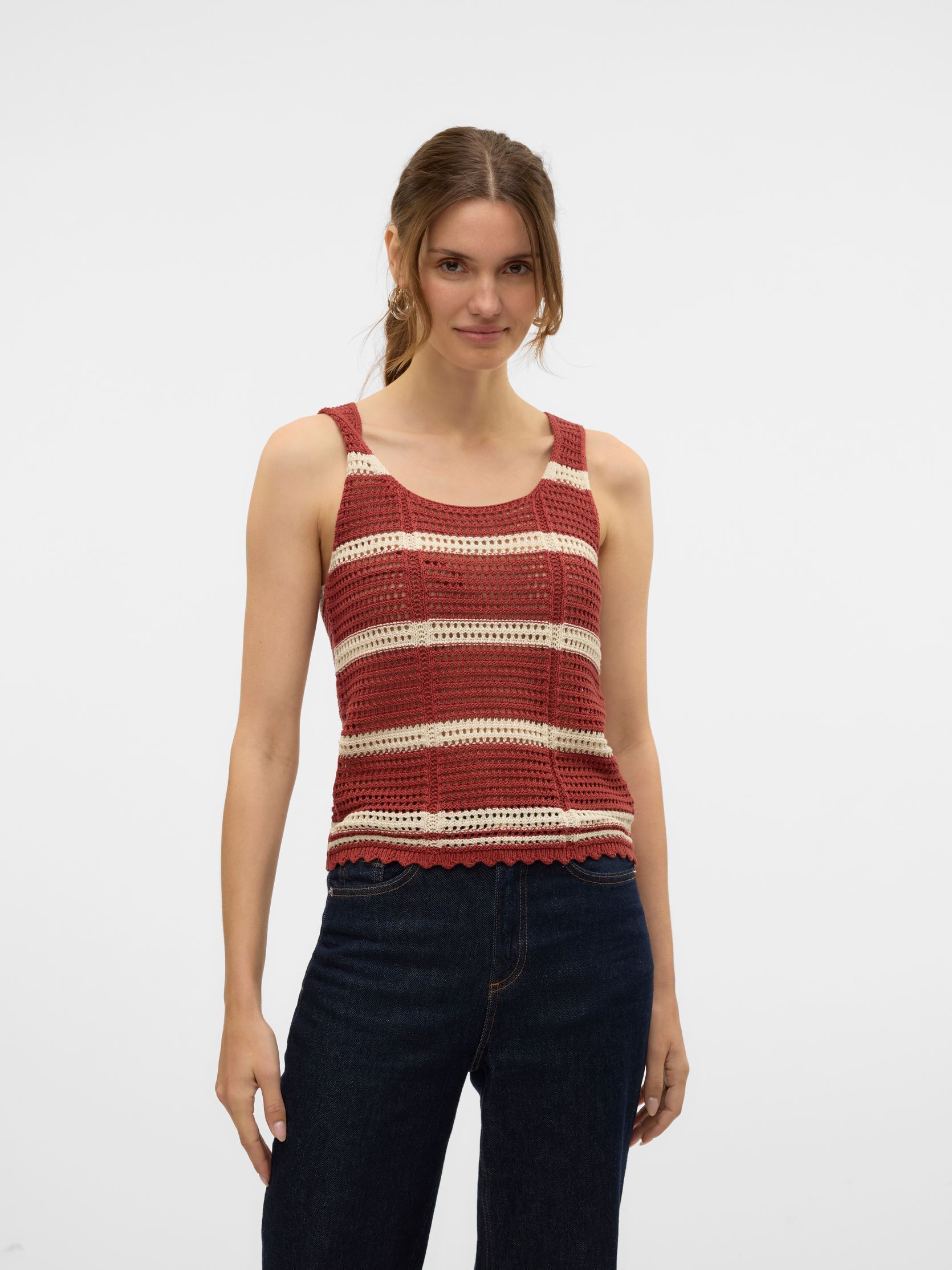 Vêtements Vero Moda VMSARDINIA SL U NECK TOP SE pour Accessoires