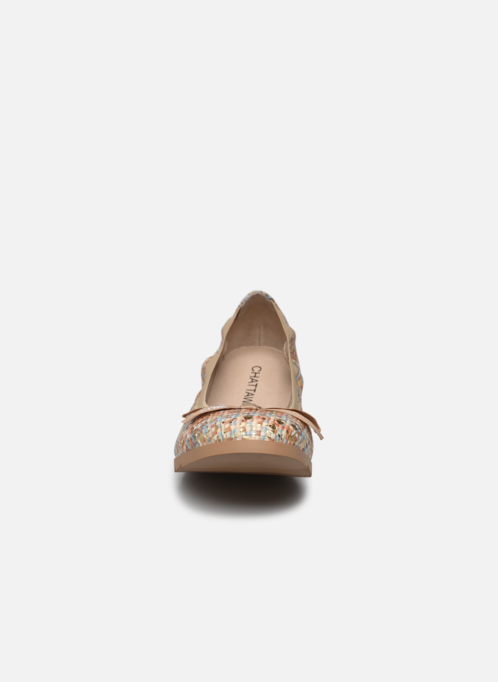 Klassieke ballerina's Gamba dames meerkleurig Chattawak Klassieke ballerina's Gamba dames meerkleurig Camel Tresse