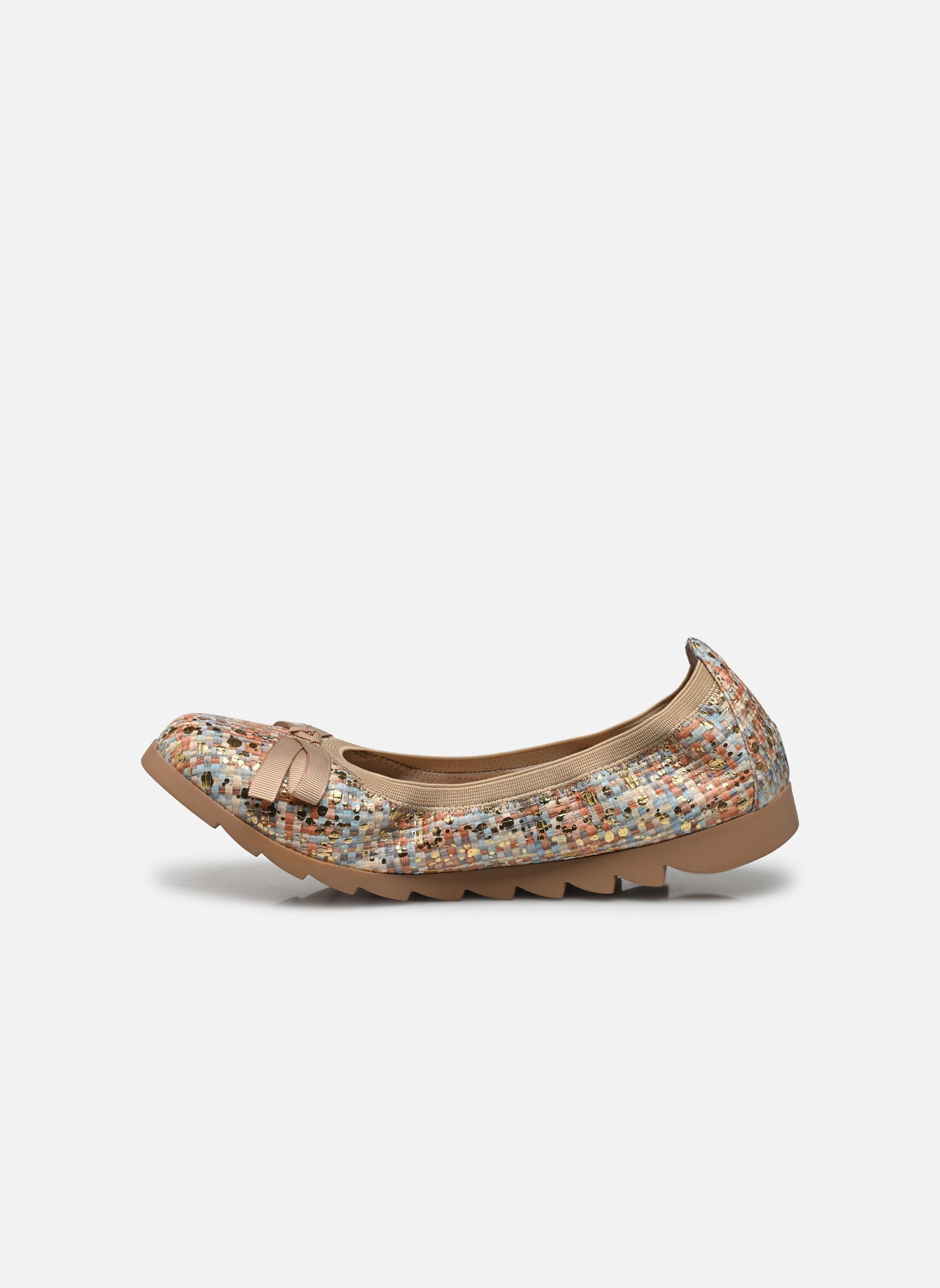 Klassieke ballerina's Gamba dames meerkleurig Chattawak Klassieke ballerina's Gamba dames meerkleurig Camel Tresse