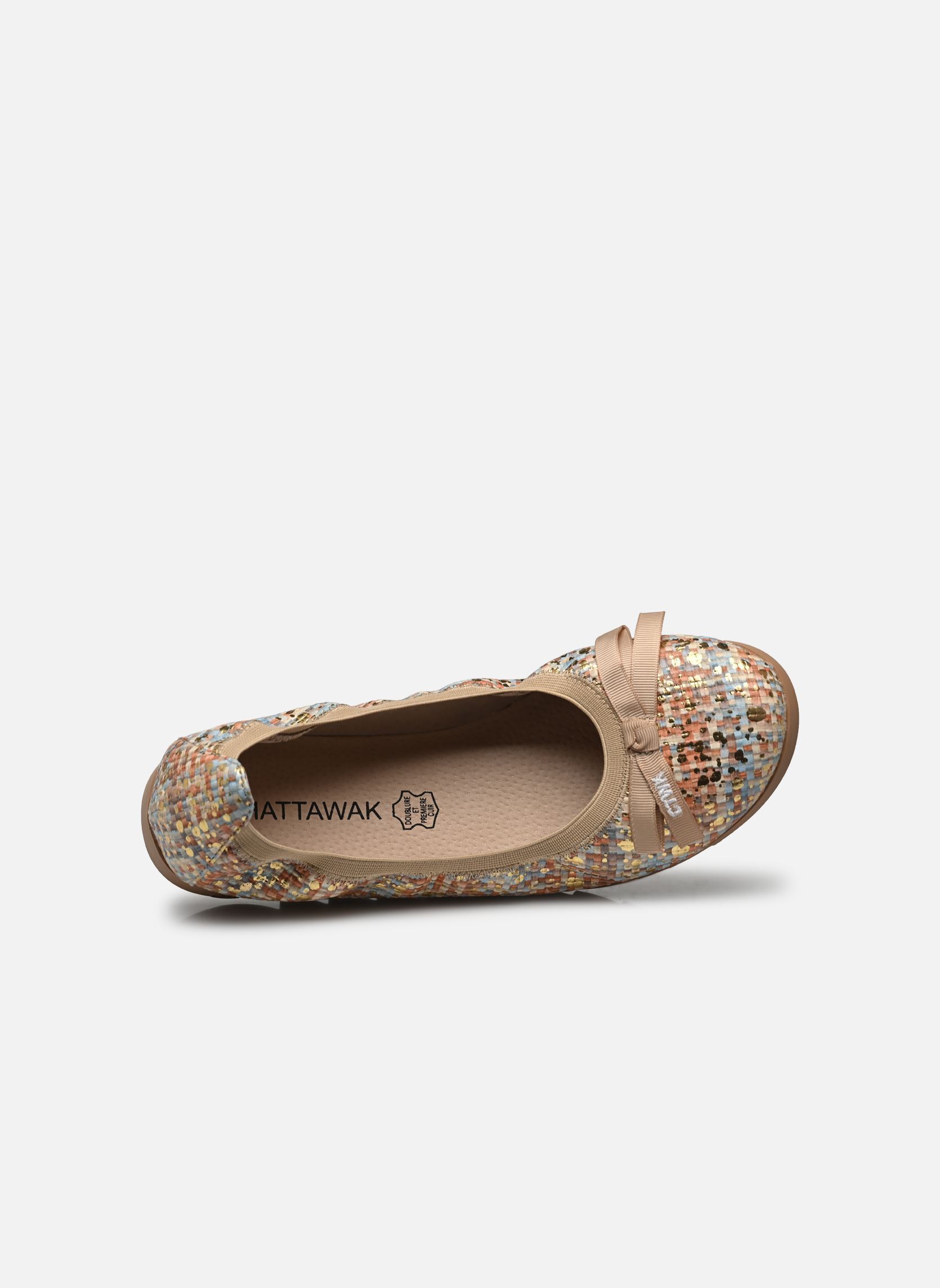 Klassieke ballerina's Gamba dames meerkleurig Chattawak Klassieke ballerina's Gamba dames meerkleurig Camel Tresse