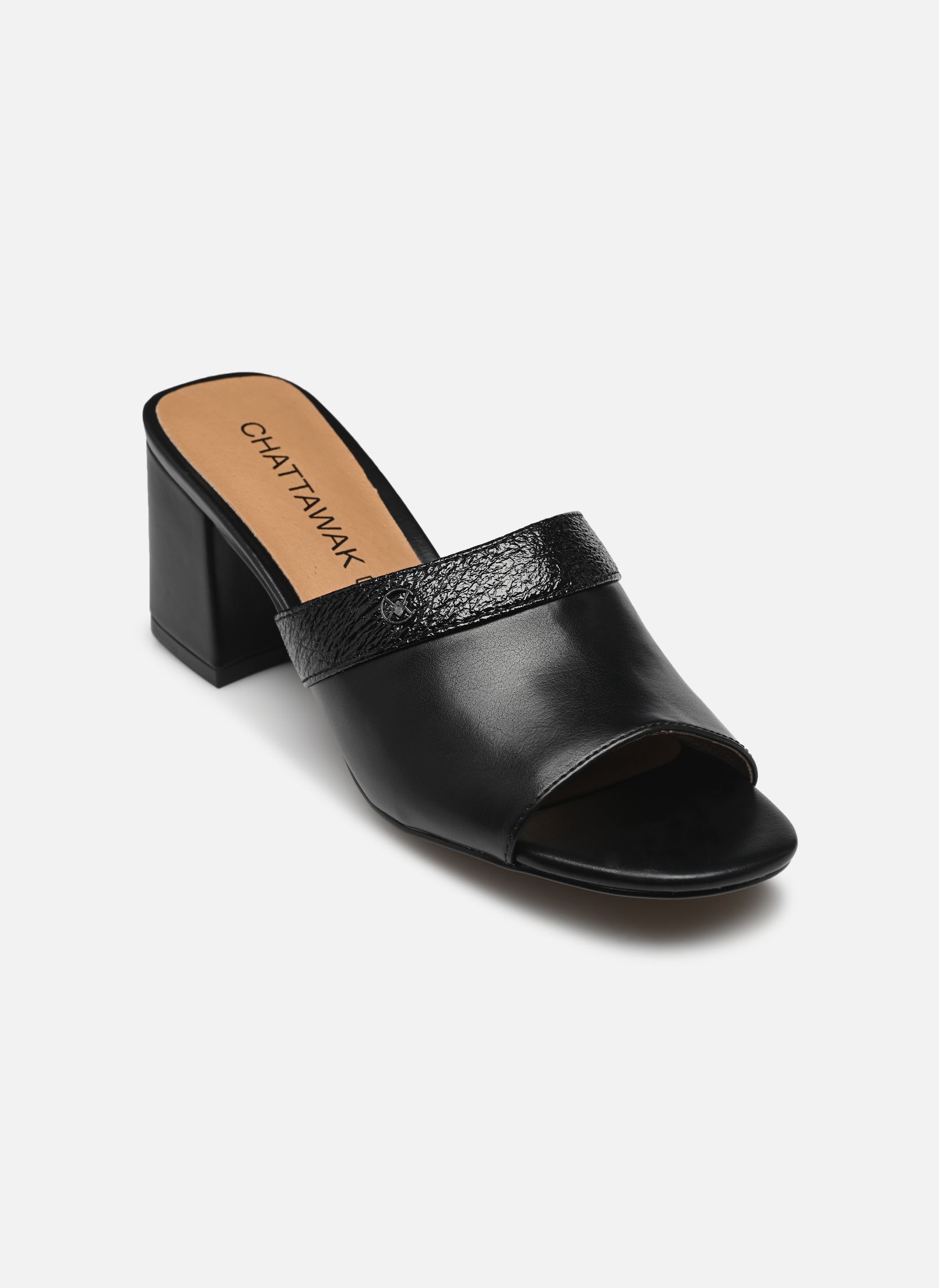 Pantoletten und Clogs Marta damen schwarz Chattawak Pantoletten und Clogs Marta damen schwarz Noir