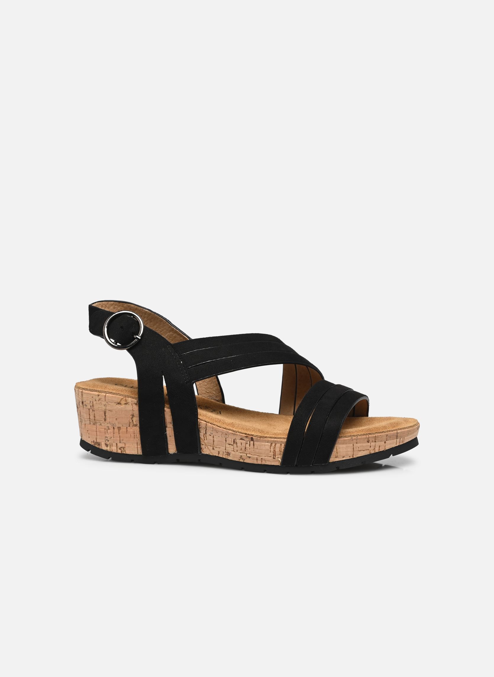 Sandales compensées et plateformes Noa femme noir Chattawak Sandales compensées et plateformes Noa femme noir Noir