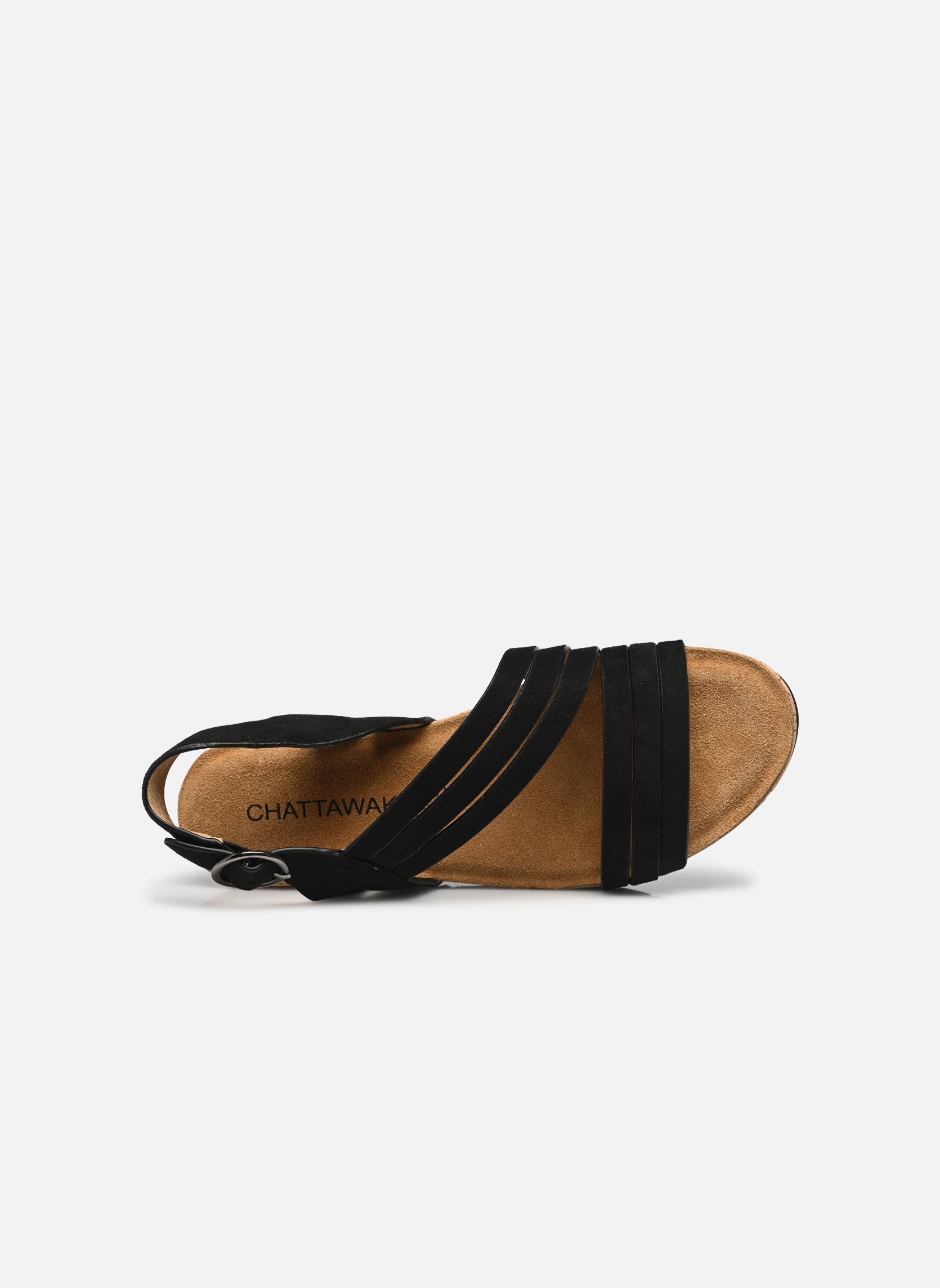 Sandales compensées et plateformes Noa femme noir Chattawak Sandales compensées et plateformes Noa femme noir Noir