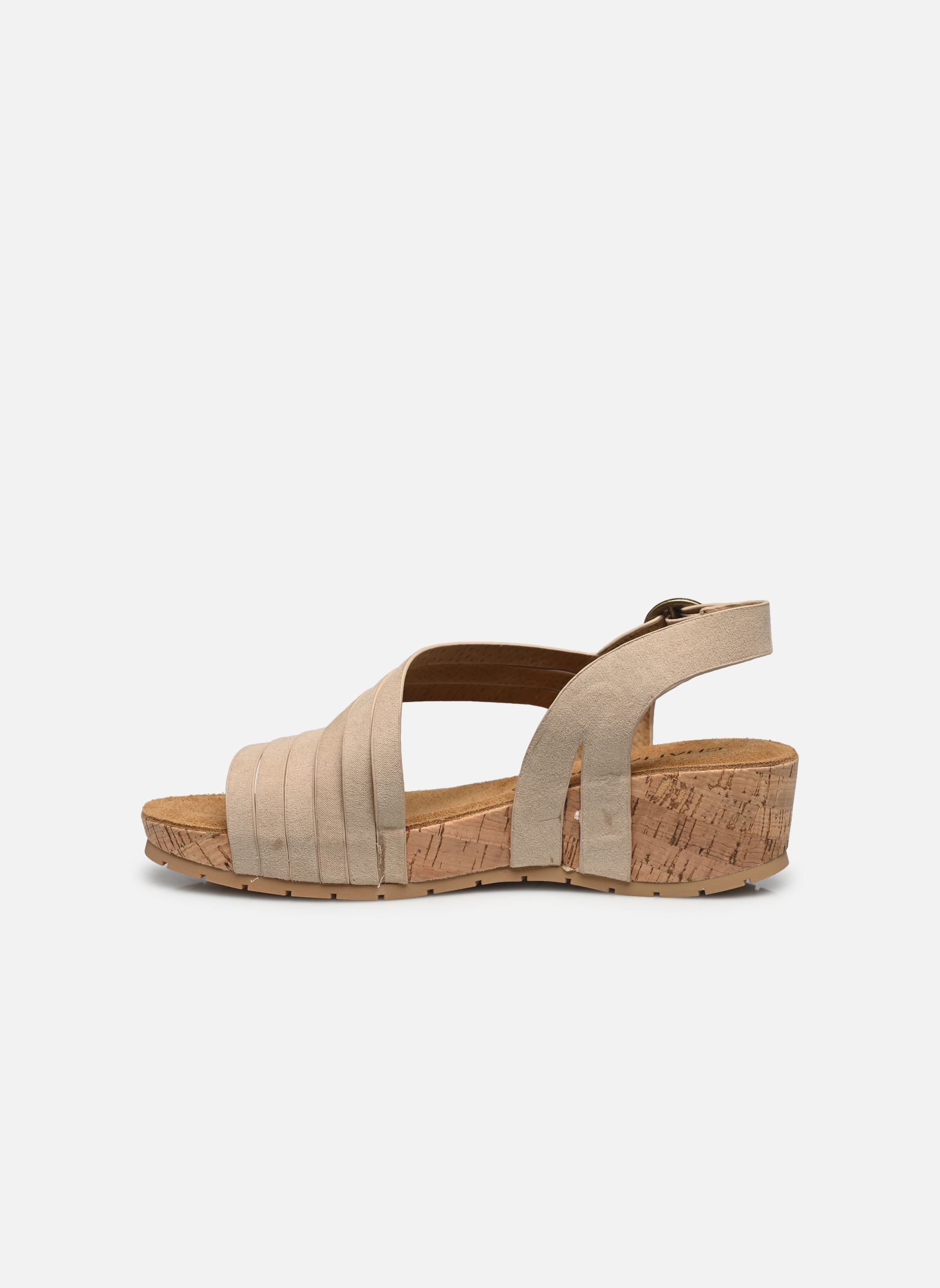 Sandales compensées et plateformes Noa femme beige Chattawak Sandales compensées et plateformes Noa femme beige Taupe