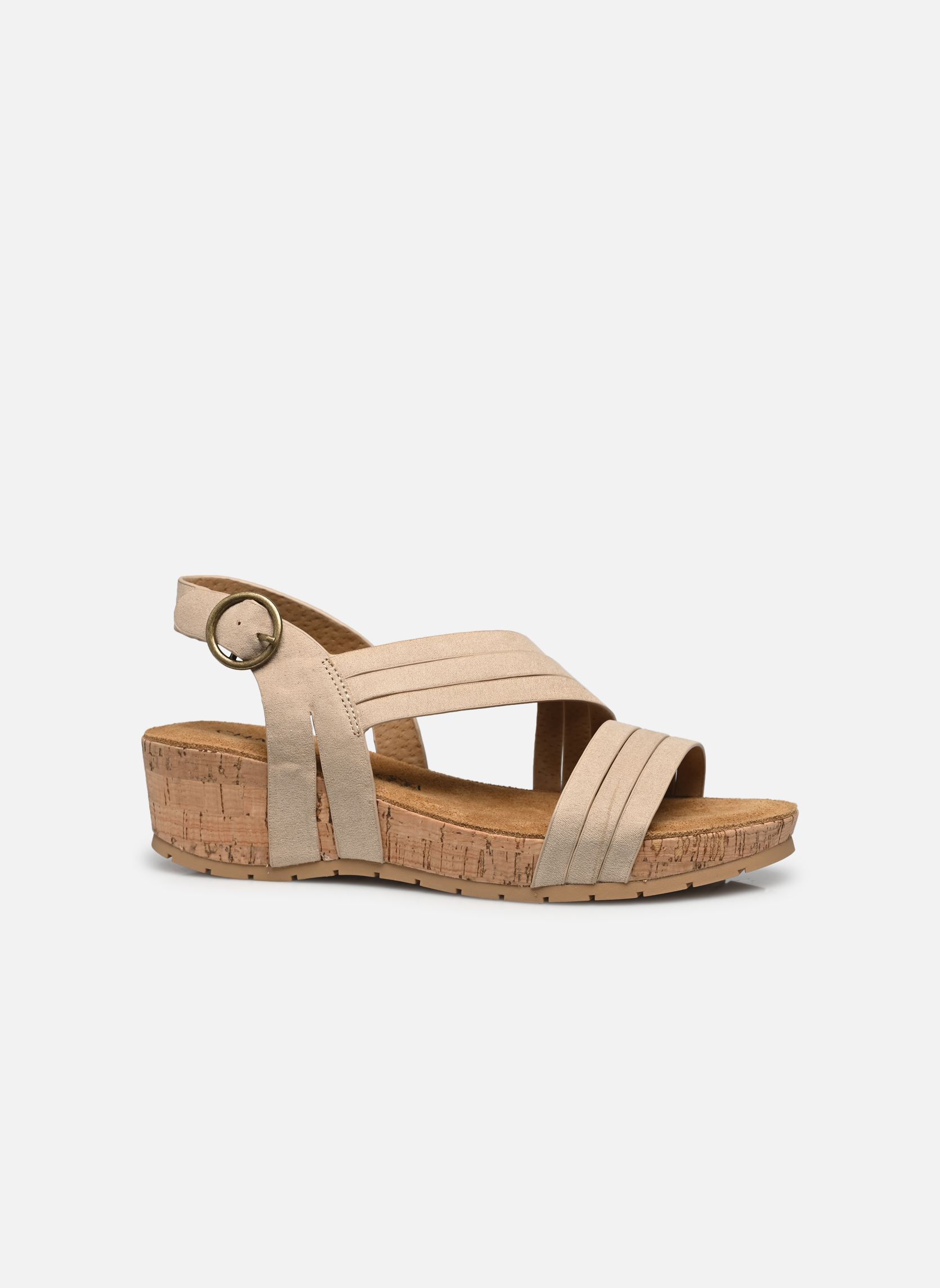 Sandales compensées et plateformes Noa femme beige Chattawak Sandales compensées et plateformes Noa femme beige Taupe