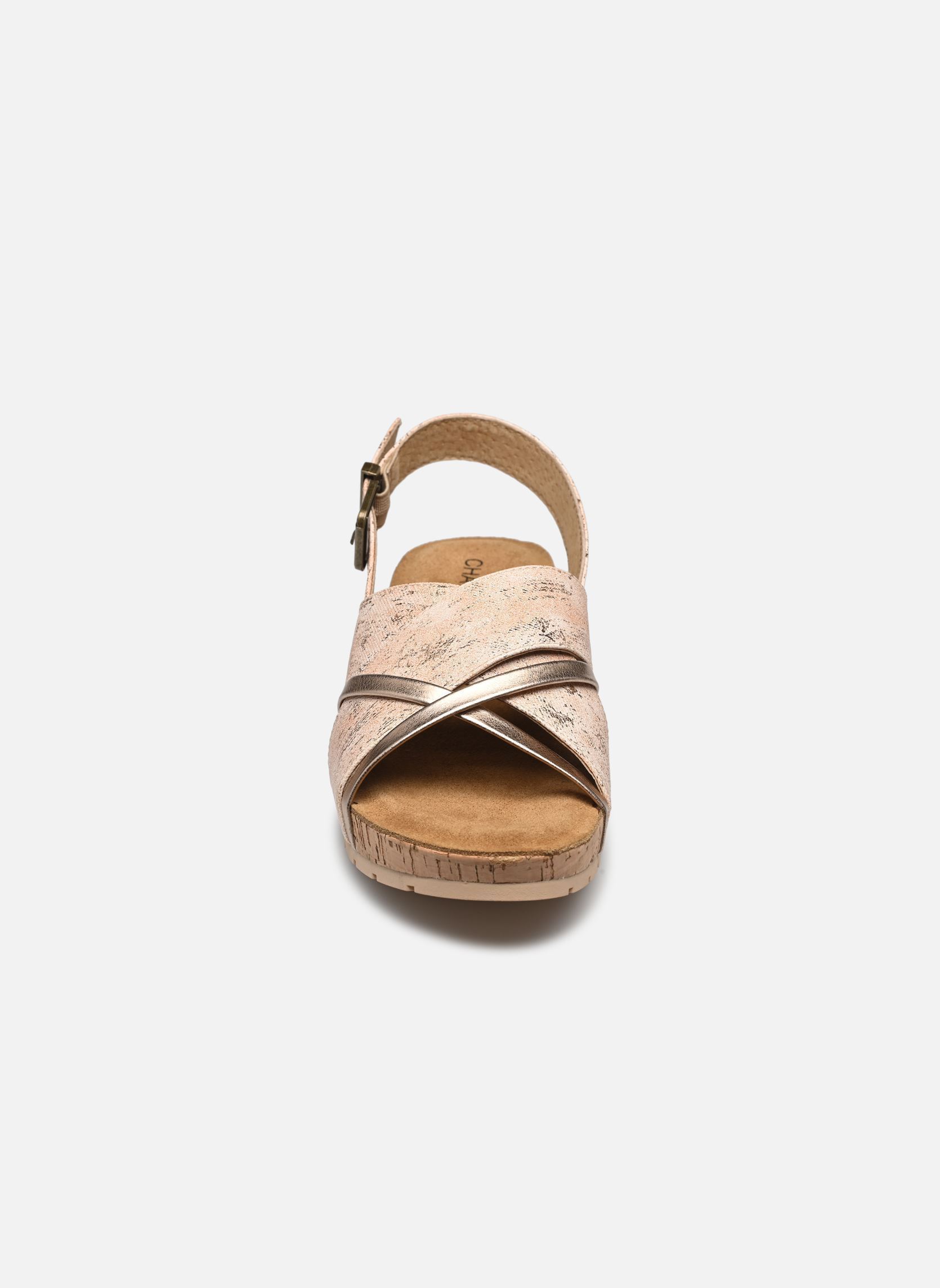 Sandales compensées et plateformes Nora femme or et bronze Chattawak Sandales compensées et plateformes Nora femme or et bronze Beige