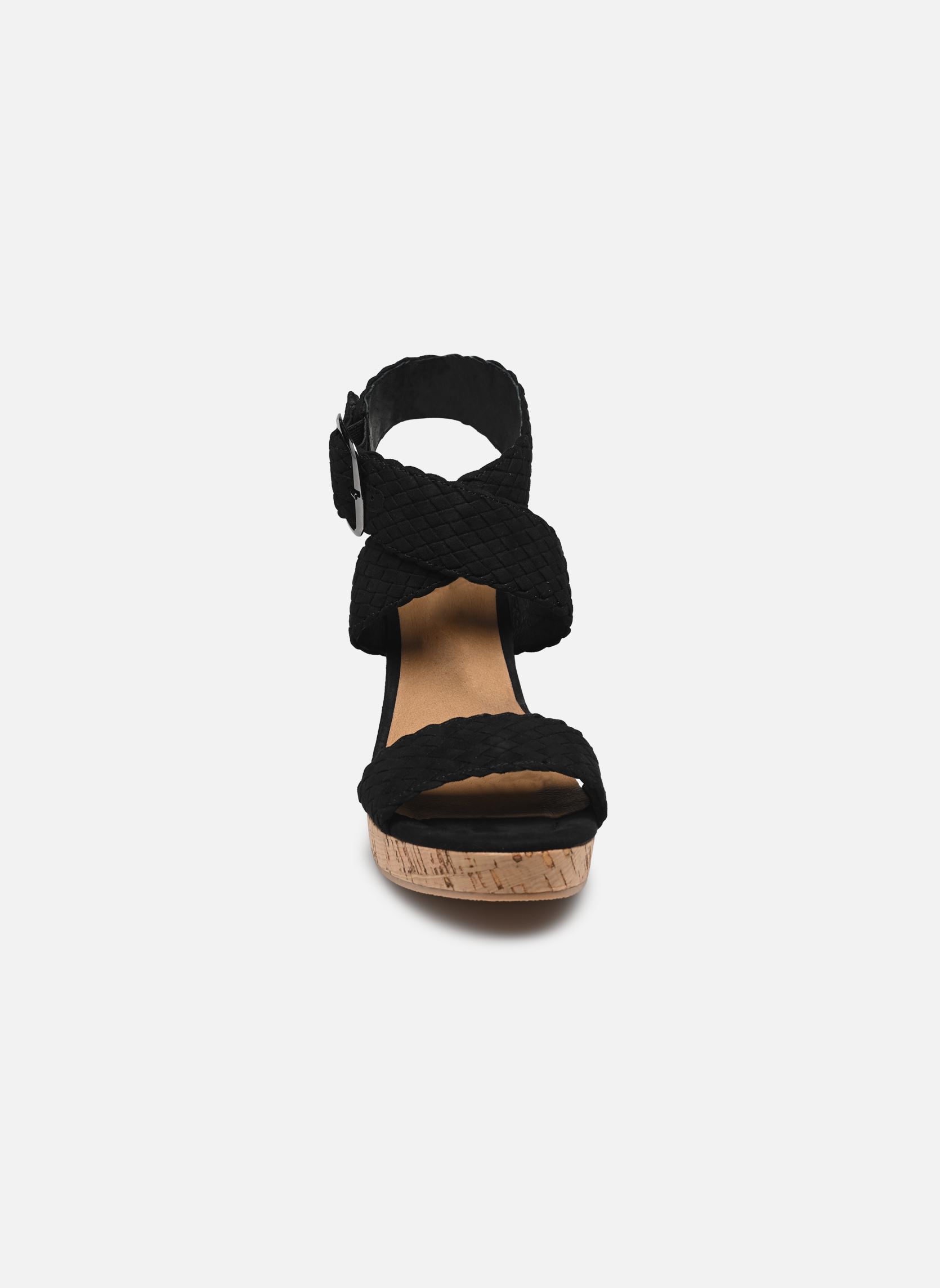 Sandales compensées et plateformes Kira femme noir Chattawak Sandales compensées et plateformes Kira femme noir Noir
