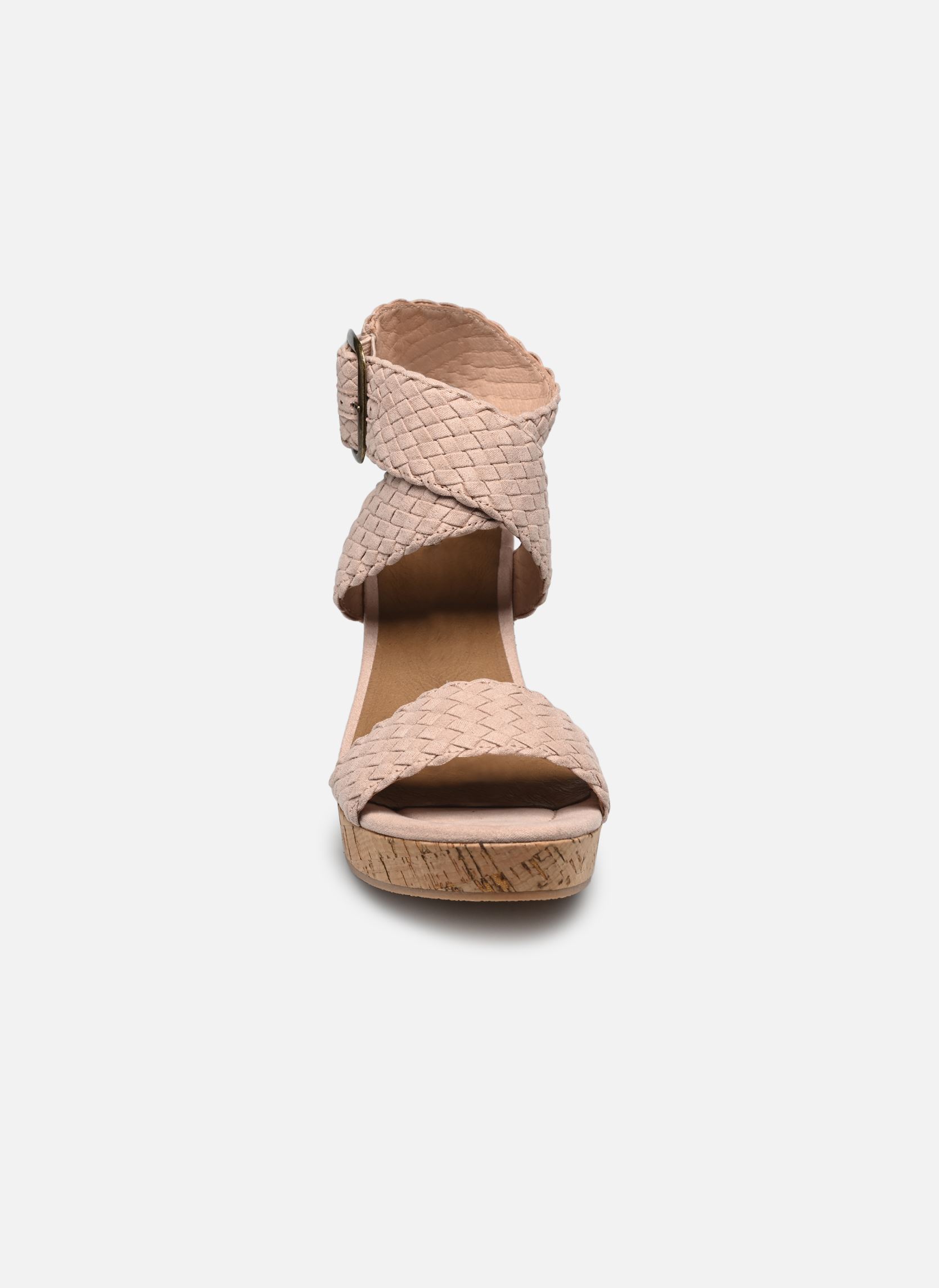 Sandales compensées et plateformes Kira femme rose Chattawak Sandales compensées et plateformes Kira femme rose Rose