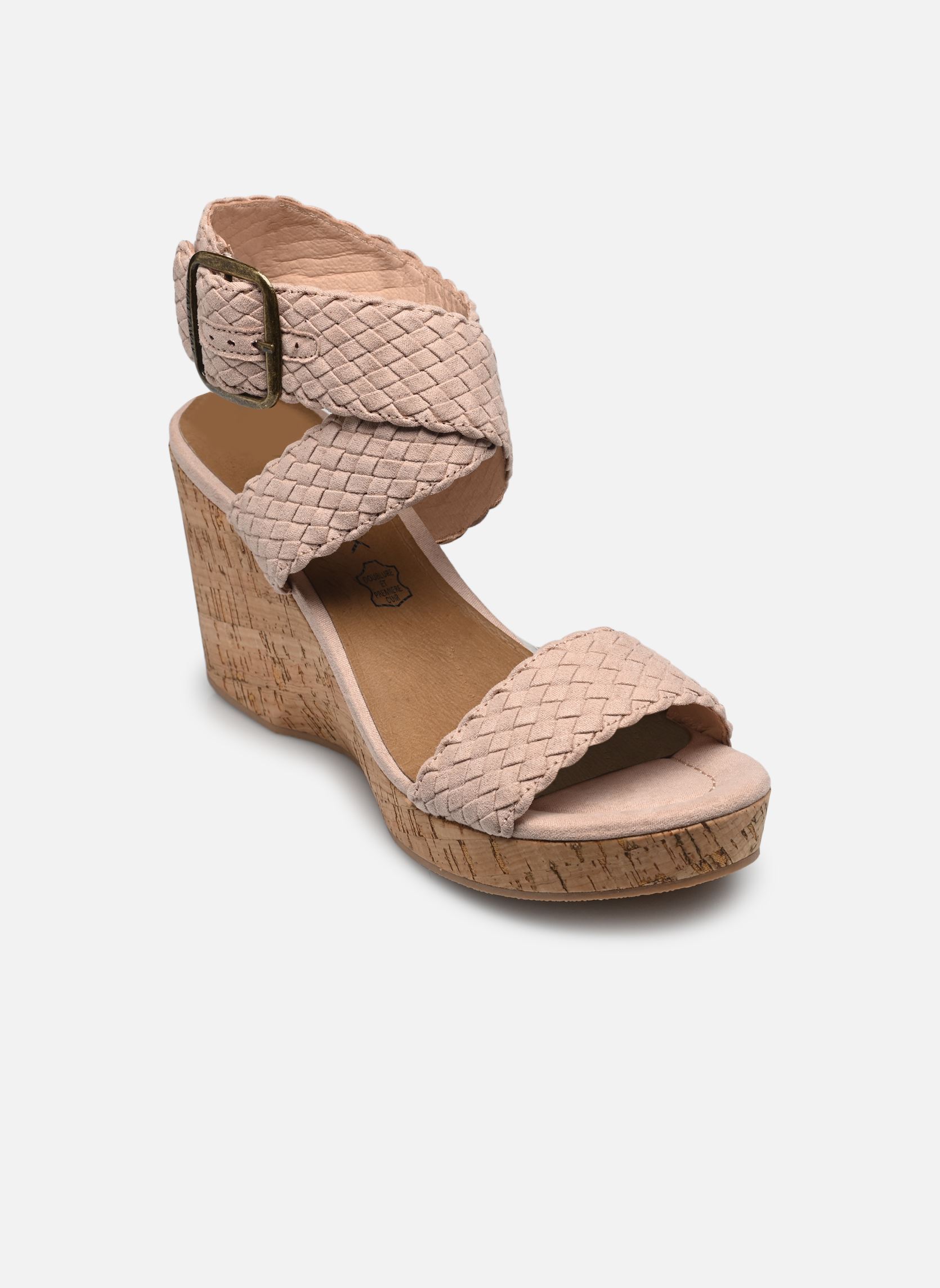 Sandales compensées et plateformes Kira femme rose Chattawak Sandales compensées et plateformes Kira femme rose Rose