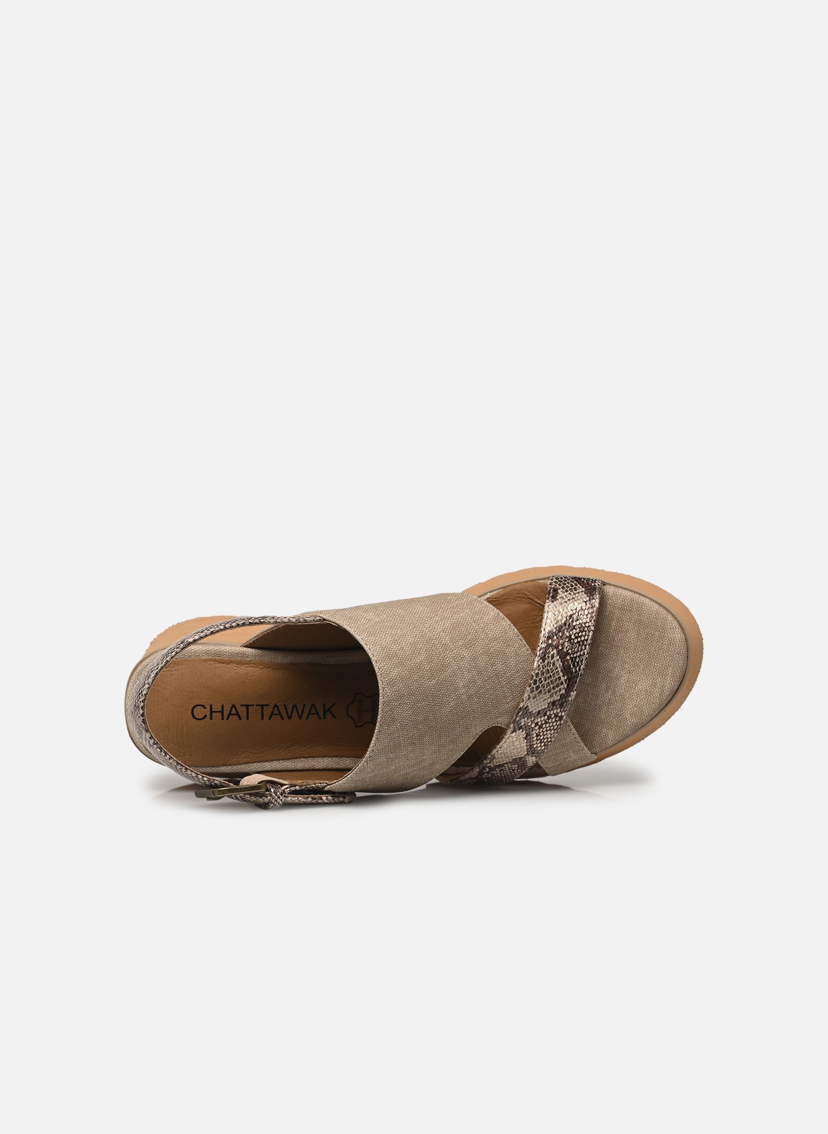 Sandalen Valentina damen beige Chattawak Sandalen Valentina damen beige Taupe