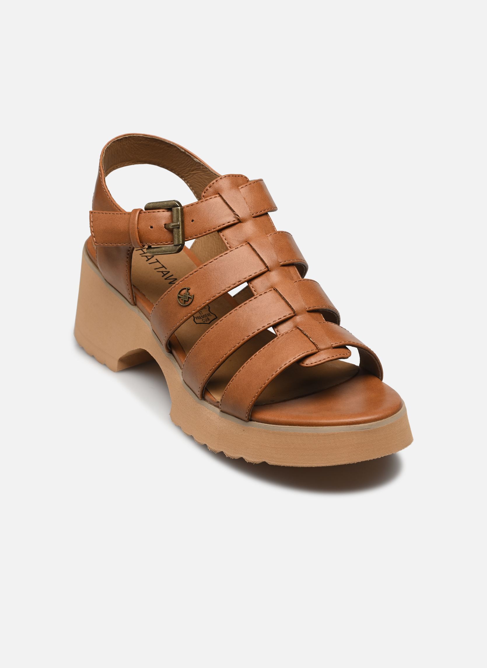 Sandali Teresa donna marrone Chattawak Sandali Teresa donna marrone Camel