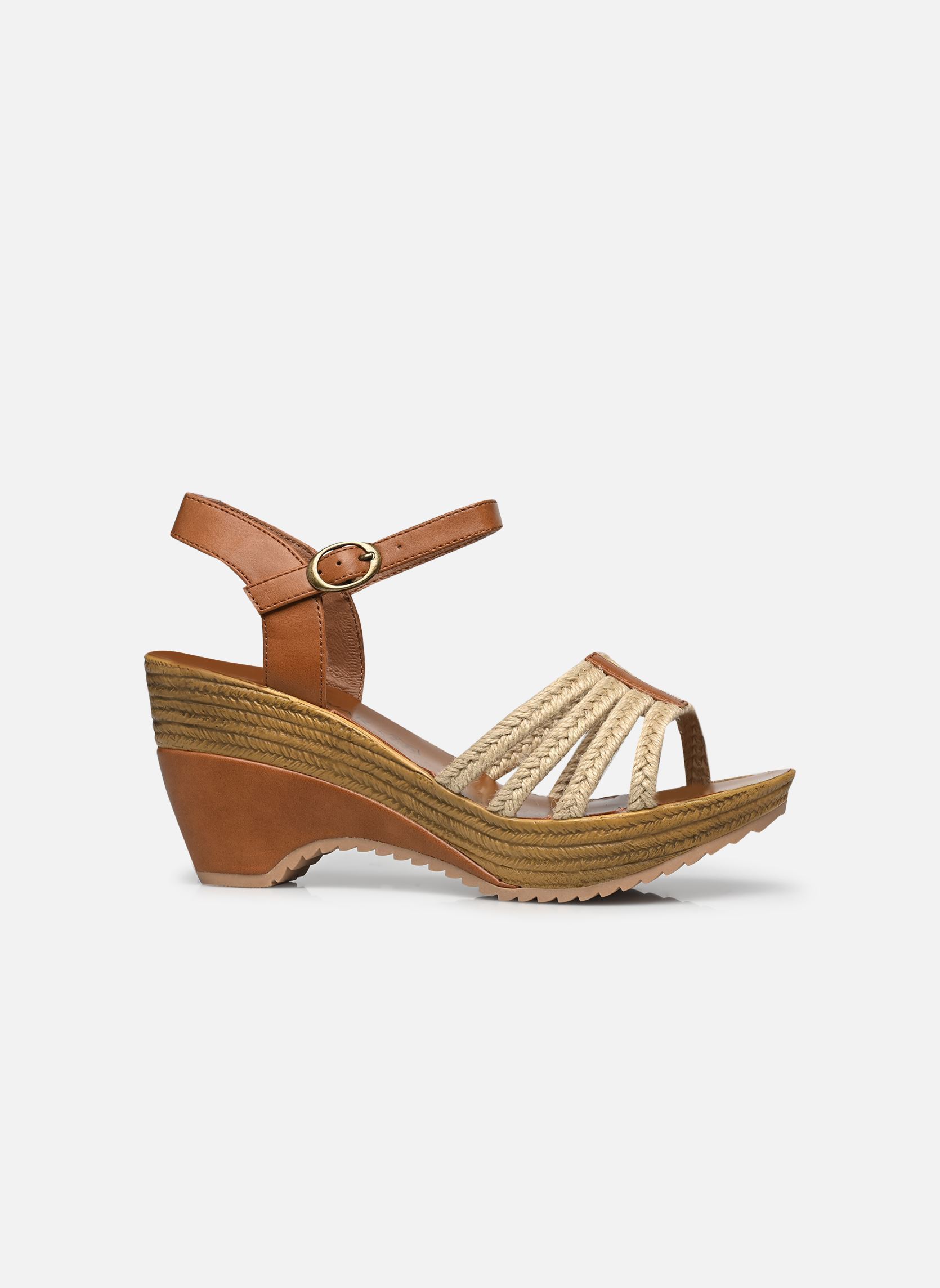 Sandales compensées et plateformes Cardu femme marron Chattawak Sandales compensées et plateformes Cardu femme marron Camel