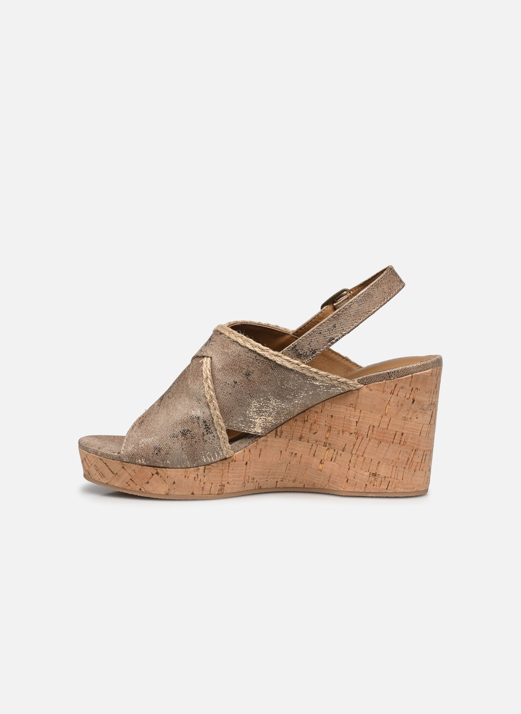 Sandales compensées et plateformes Leandra femme or et bronze Chattawak Sandales compensées et plateformes Leandra femme or et bronze Camel