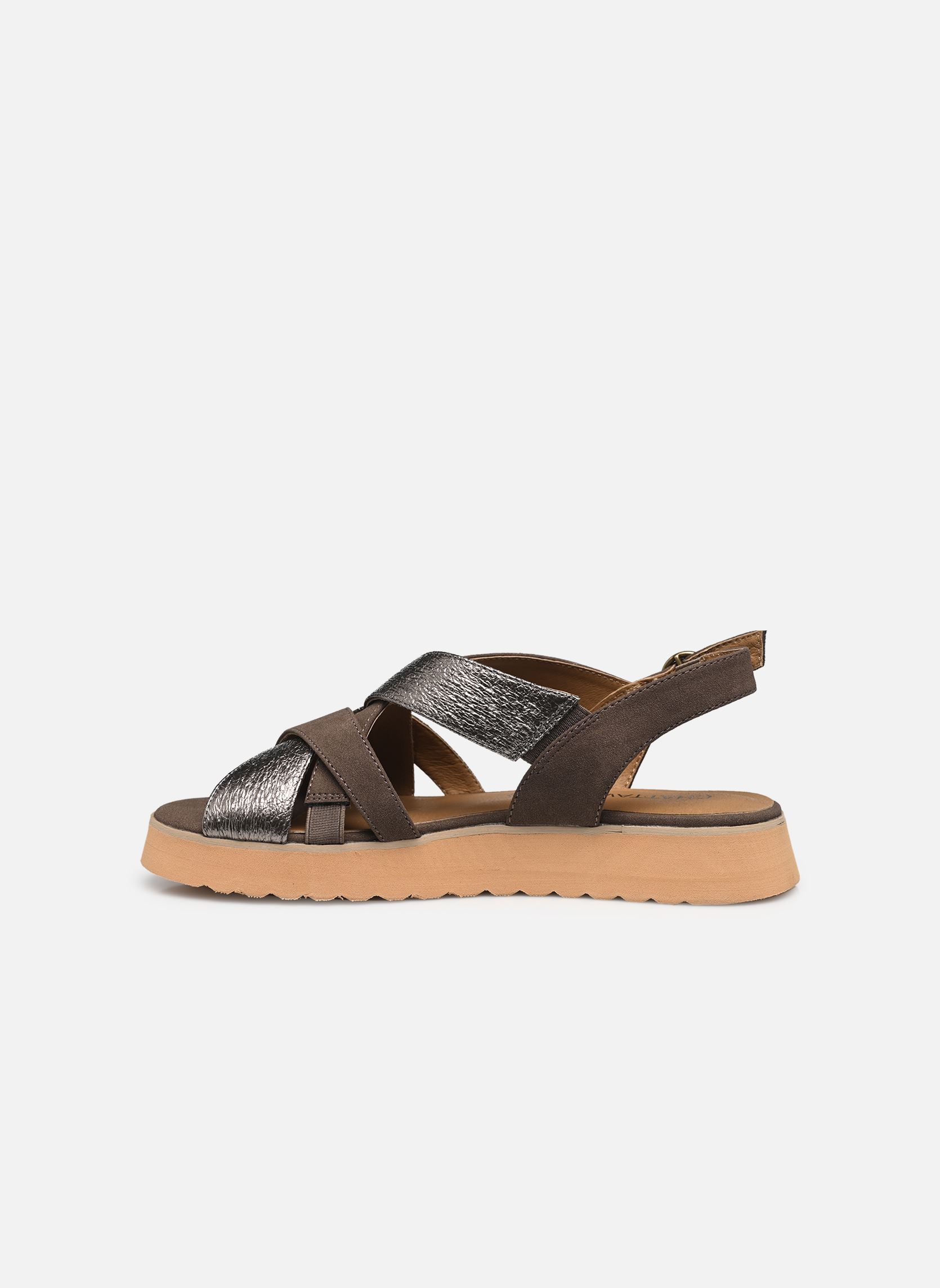 Sandales compensées et plateformes Gabriela femme marron Chattawak Sandales compensées et plateformes Gabriela femme marron Choco