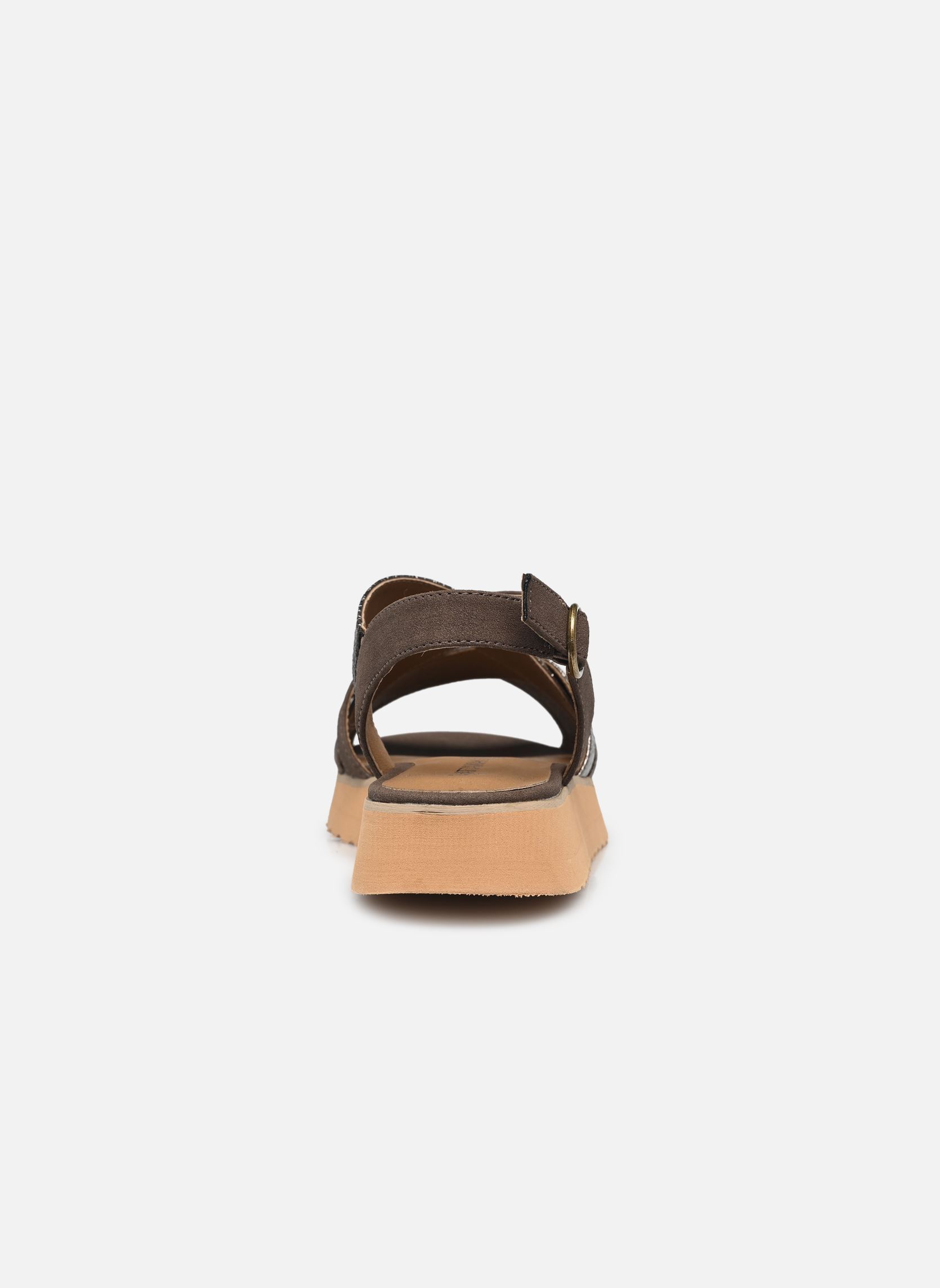 Sandales compensées et plateformes Gabriela femme marron Chattawak Sandales compensées et plateformes Gabriela femme marron Choco