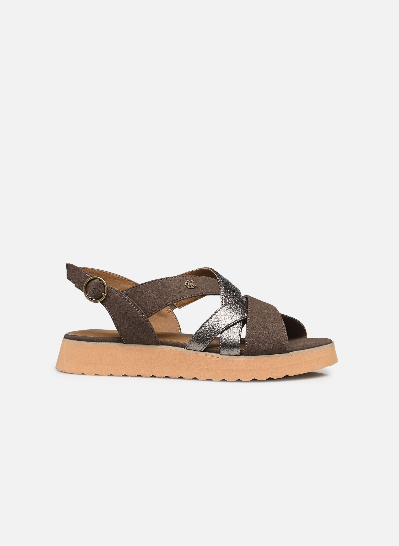Sandales compensées et plateformes Gabriela femme marron Chattawak Sandales compensées et plateformes Gabriela femme marron Choco