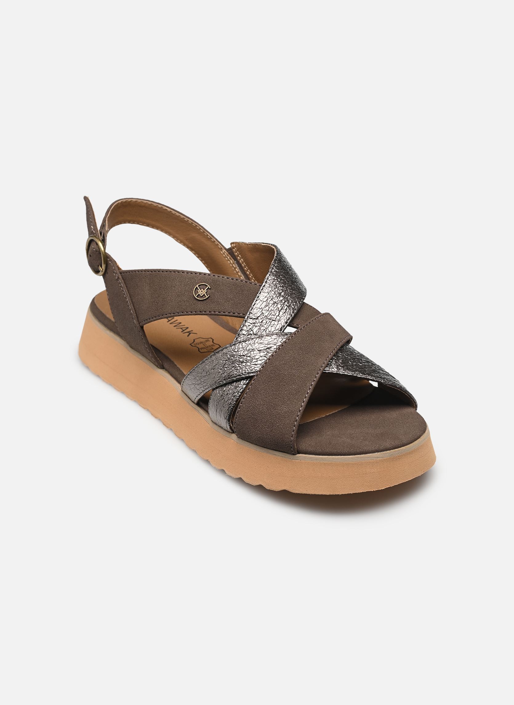 Sandales compensées et plateformes Gabriela femme marron Chattawak Sandales compensées et plateformes Gabriela femme marron Choco