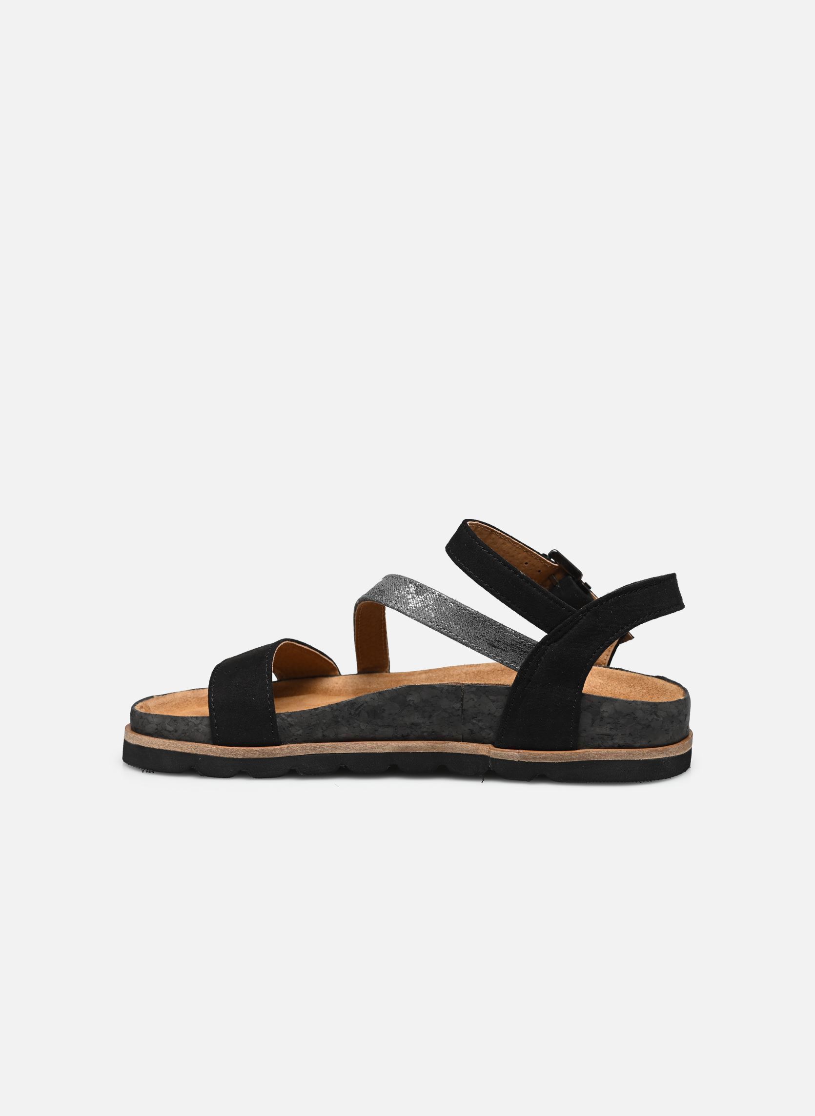 Sandales compensées et plateformes Silvia femme noir Chattawak Sandales compensées et plateformes Silvia femme noir Noir