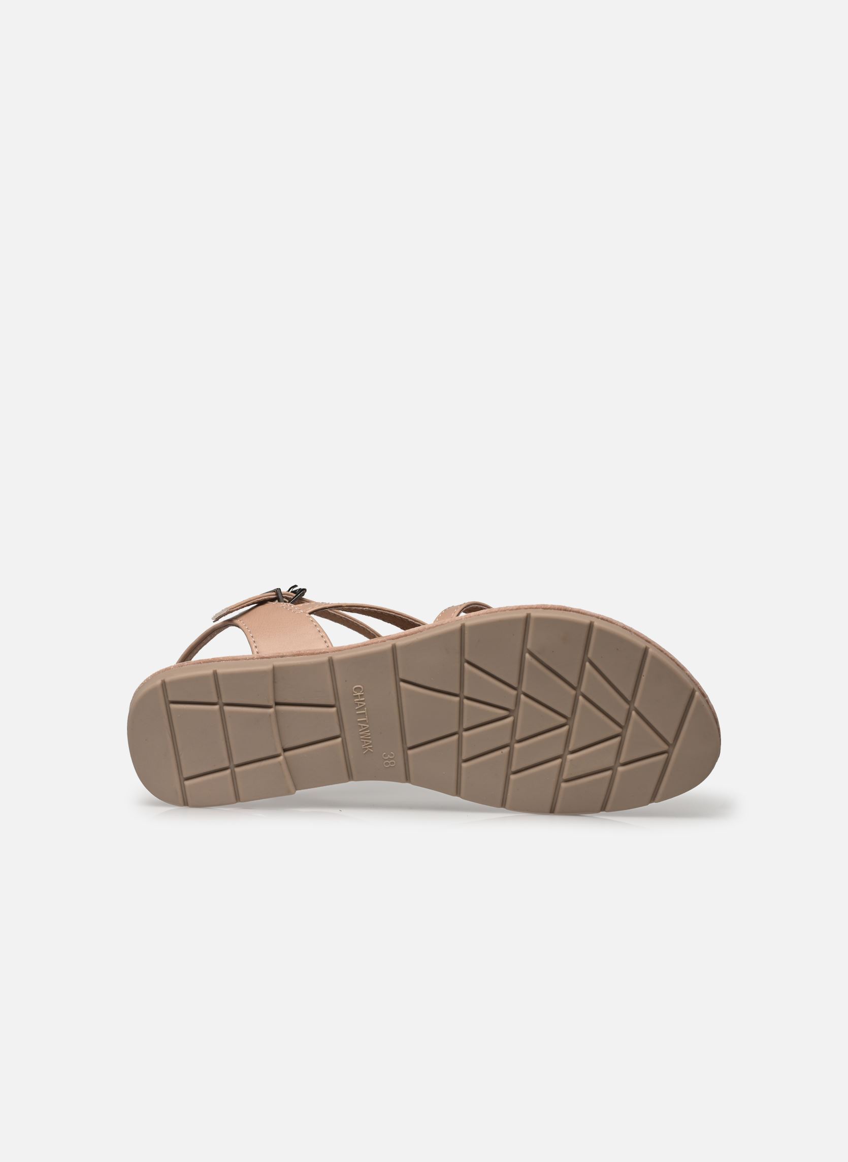 Sandales plates Rebeca femme rose Chattawak Sandales plates Rebeca femme rose VIEUX ROSE