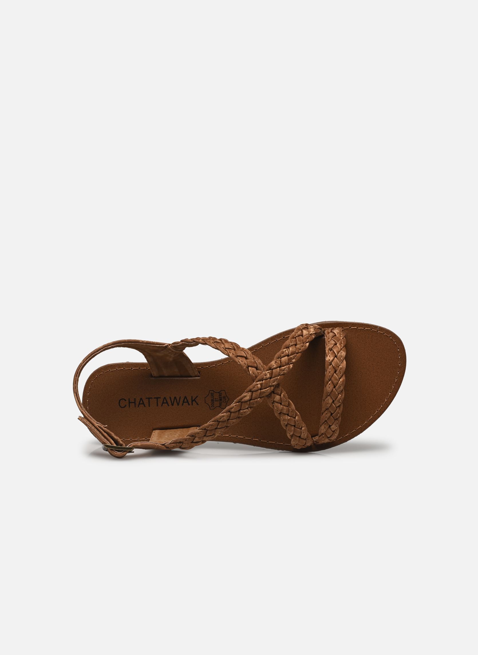 Flache Sandalen Rosalia damen braun Chattawak Flache Sandalen Rosalia damen braun Camel