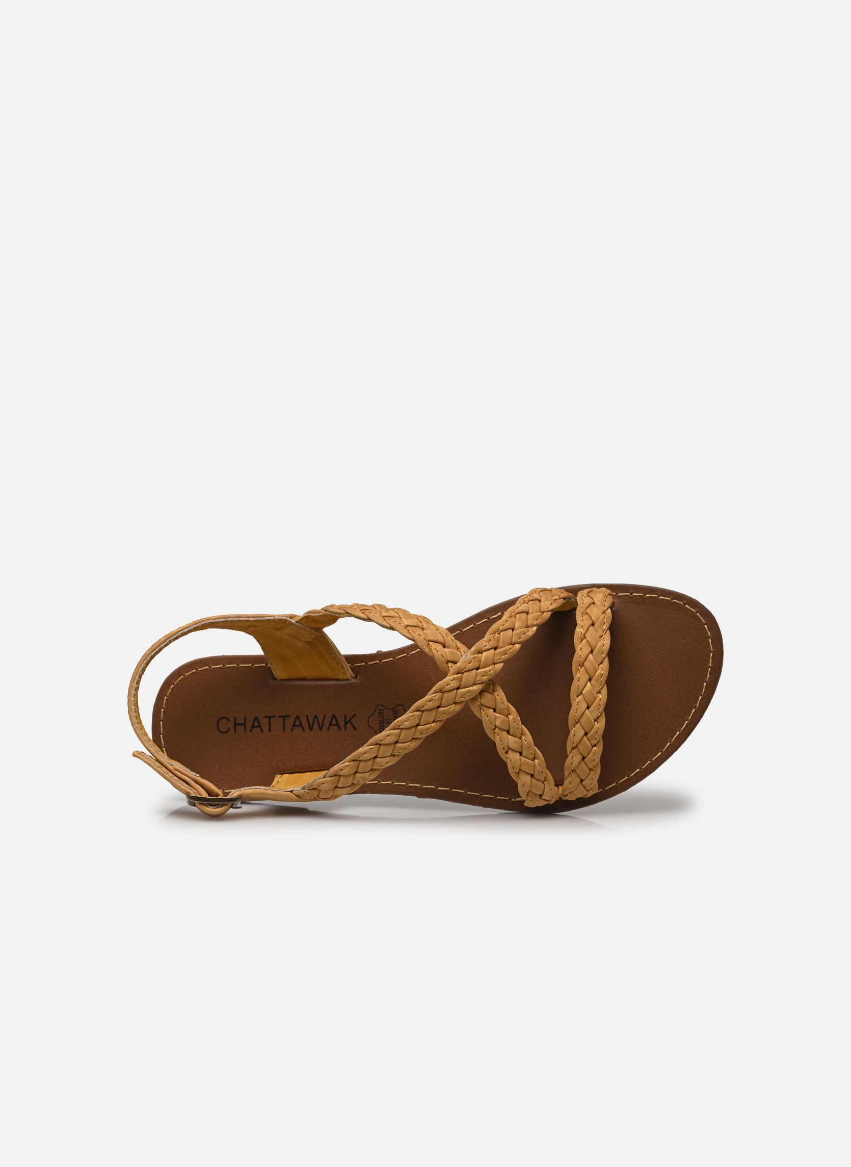 Flache Sandalen Rosalia damen gelb Chattawak Flache Sandalen Rosalia damen gelb Jaune