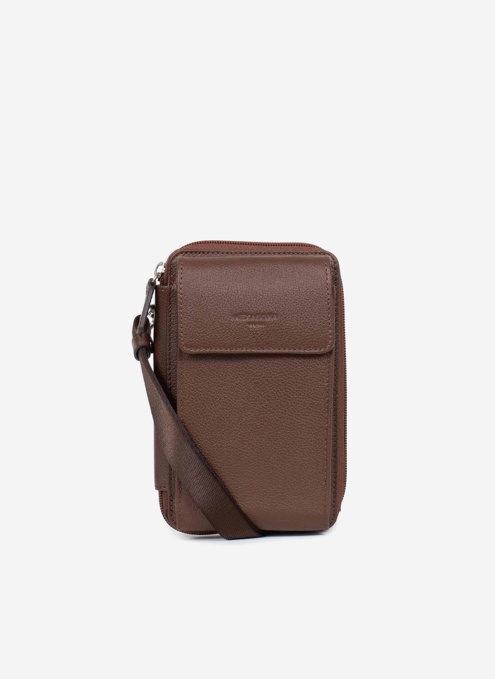 Pochettes CONFORT homme marron Hexagona Pochettes CONFORT homme marron Marron foncé