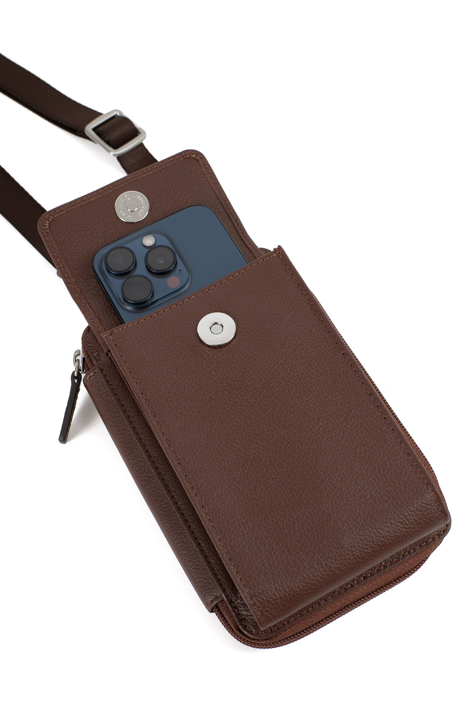 Pochettes CONFORT homme marron Hexagona Pochettes CONFORT homme marron Marron foncé