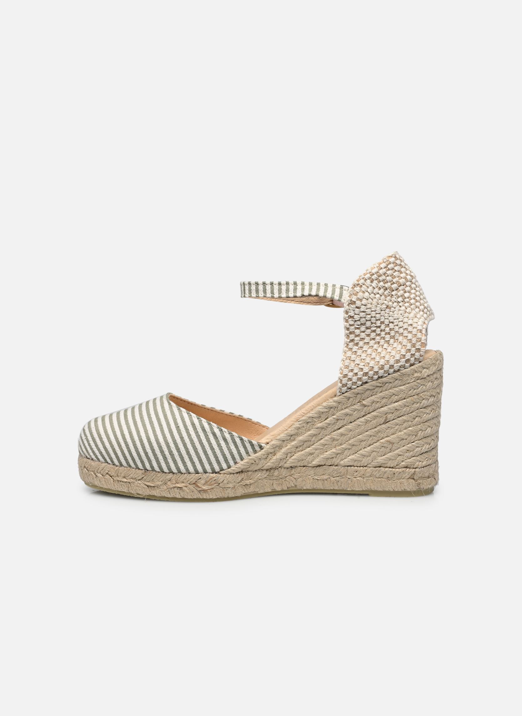 Espadrilles compensées et plateformes Dista femme vert Georgia Rose Espadrilles compensées et plateformes Dista femme vert Kaki