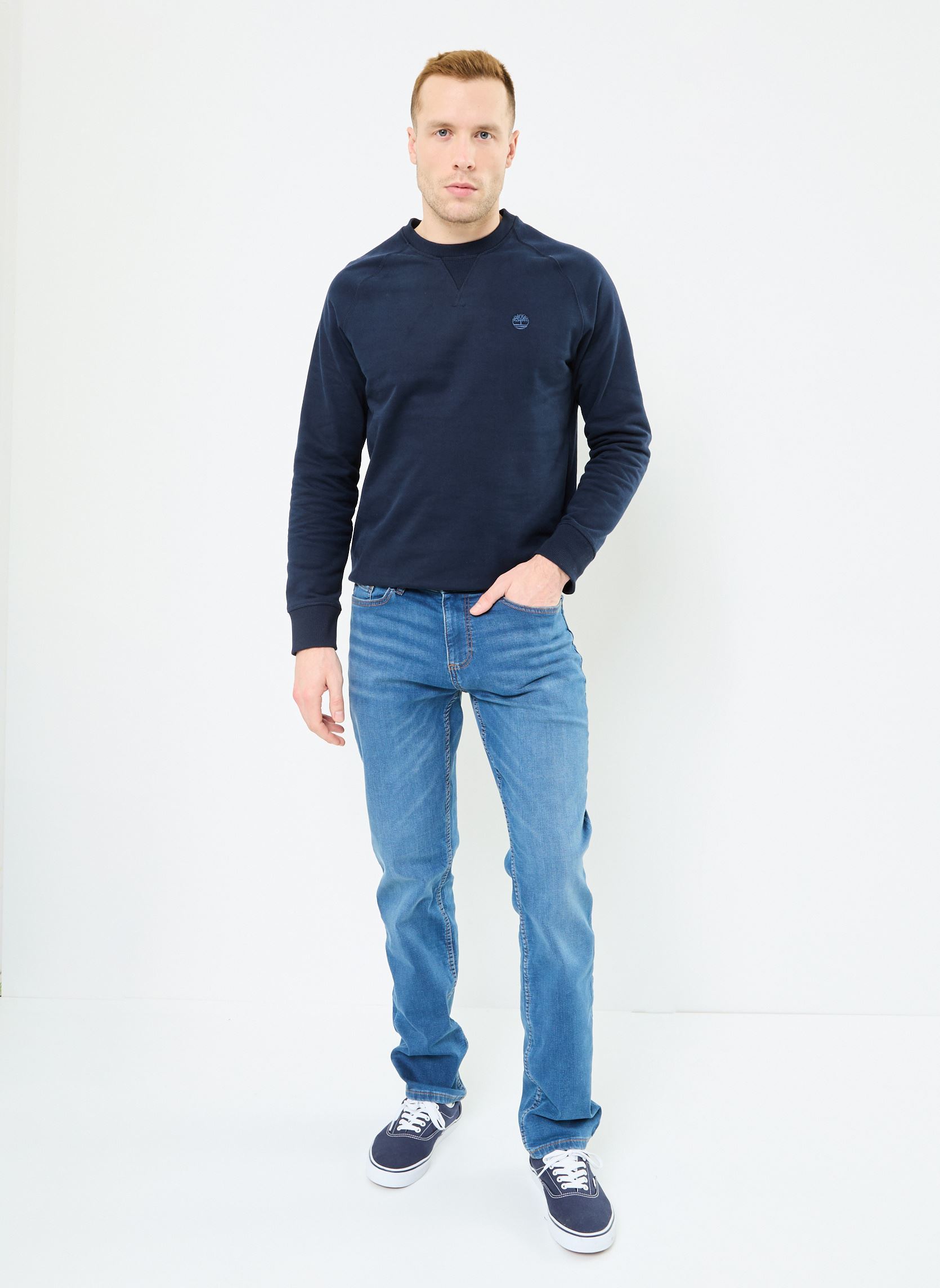 Rechte jeans / Straight Leg Jeans PHARAON heren blauw MADE BY Rechte jeans / Straight Leg Jeans PHARAON heren blauw DENIM STONE