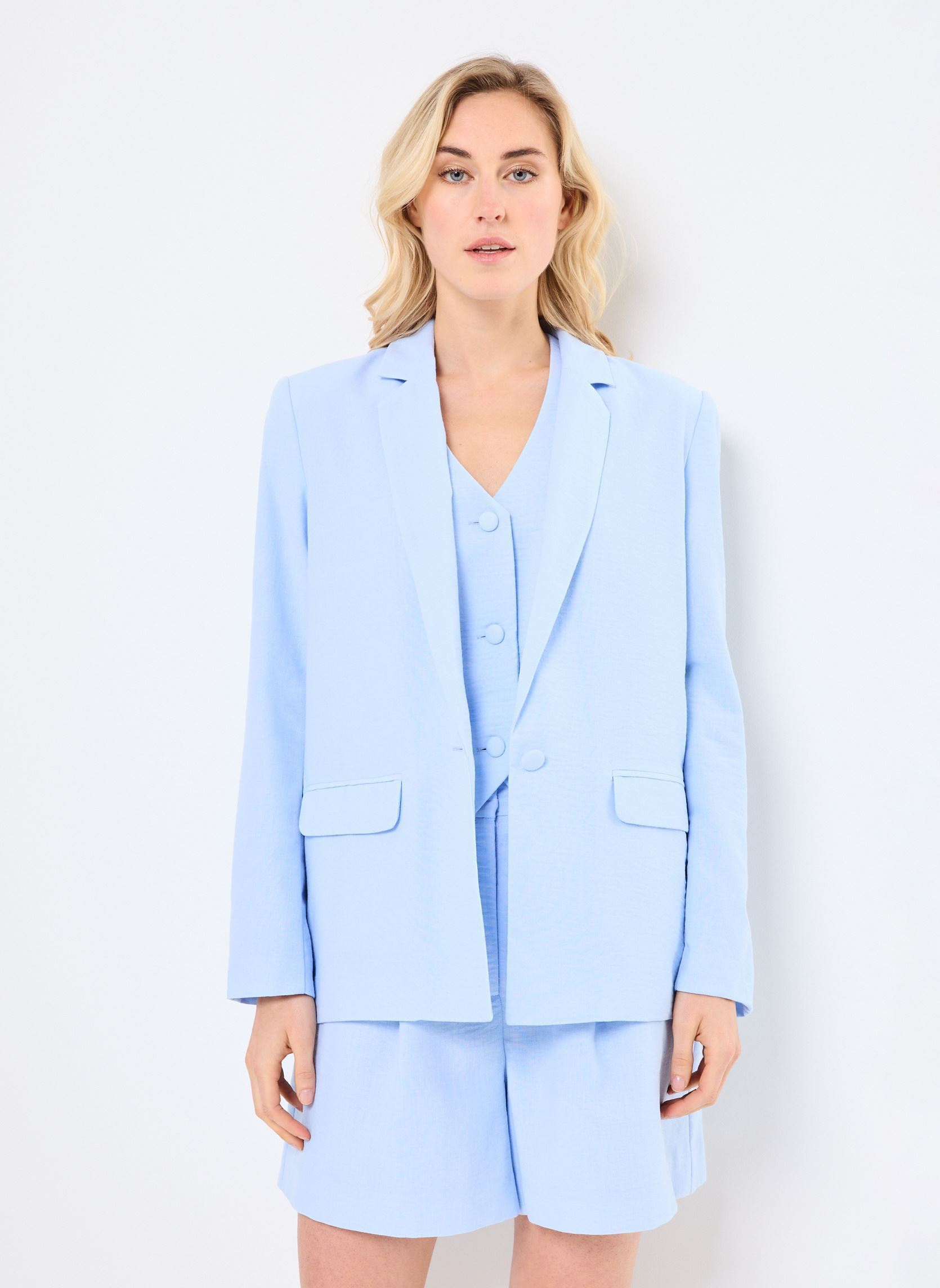 Vestes de blazer VSEVILLE blazer femme bleu MADE BY Vestes de blazer VSEVILLE blazer femme bleu WINDSURFER
