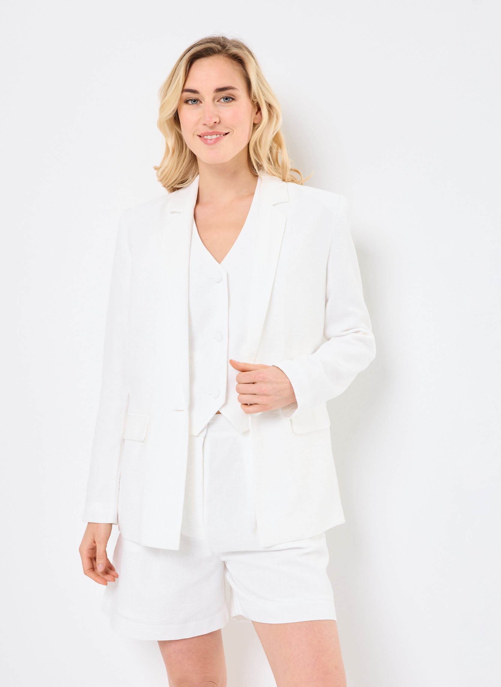Blazer VSEVILLE blazer dames wit MADE BY Blazer VSEVILLE blazer dames wit Snow white