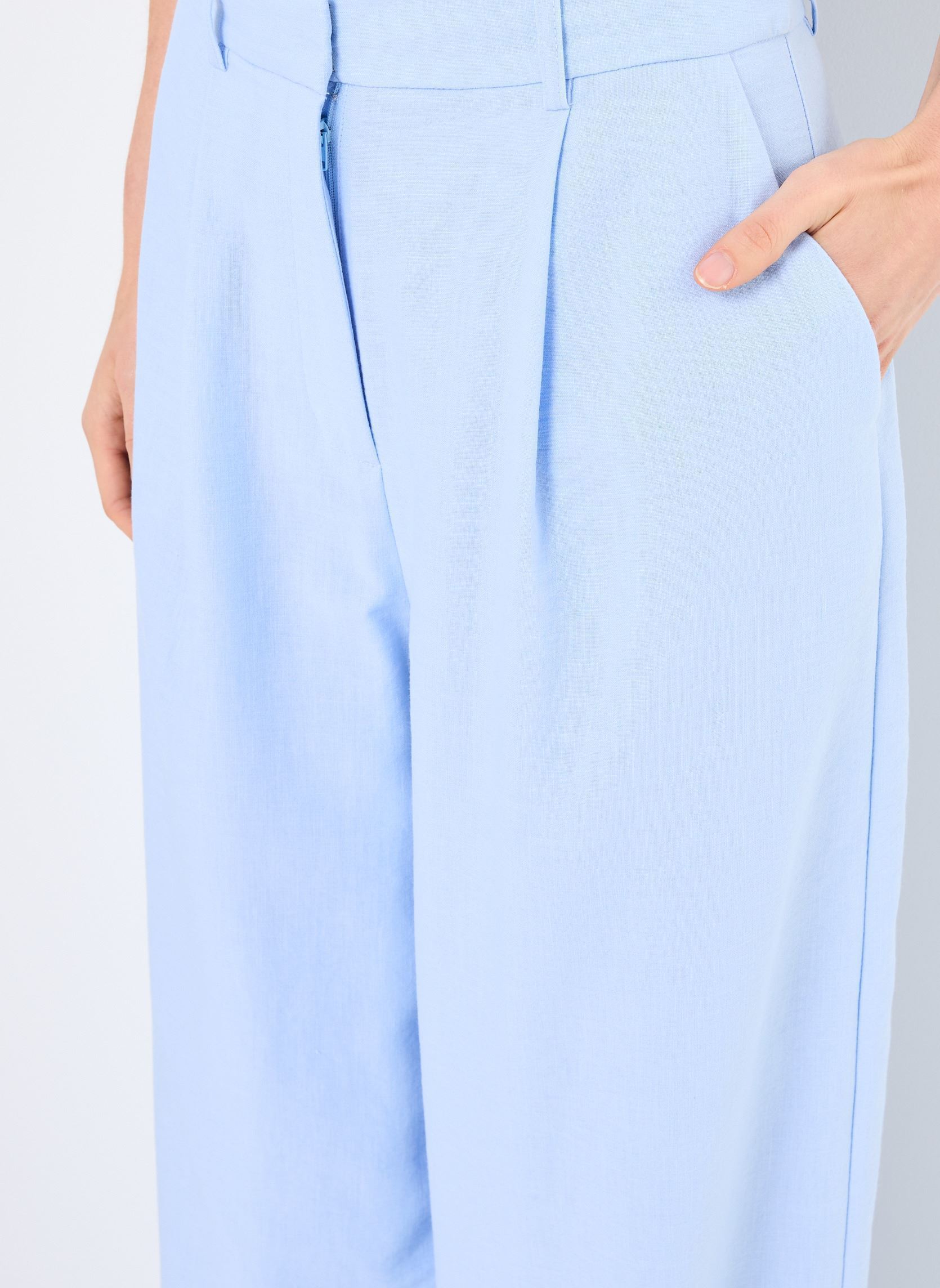 Pantalones anchos PSEVILLE mujer azul MADE BY Pantalones anchos PSEVILLE mujer azul WINDSURFER