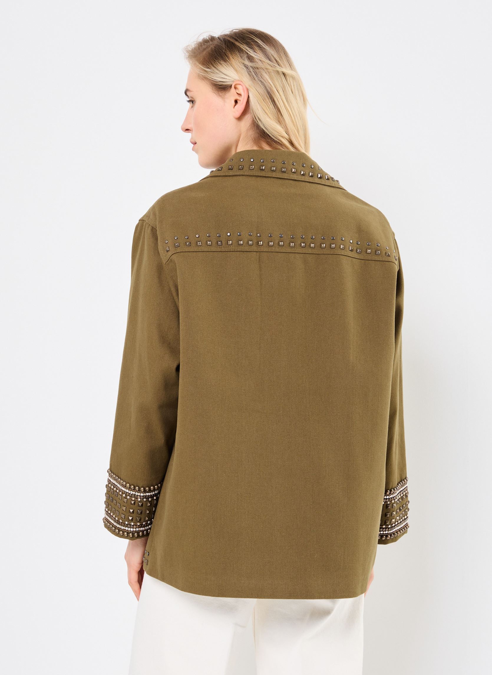 Giubbotti FBLO30006K donna verde The Kooples Giubbotti FBLO30006K donna verde KAK01